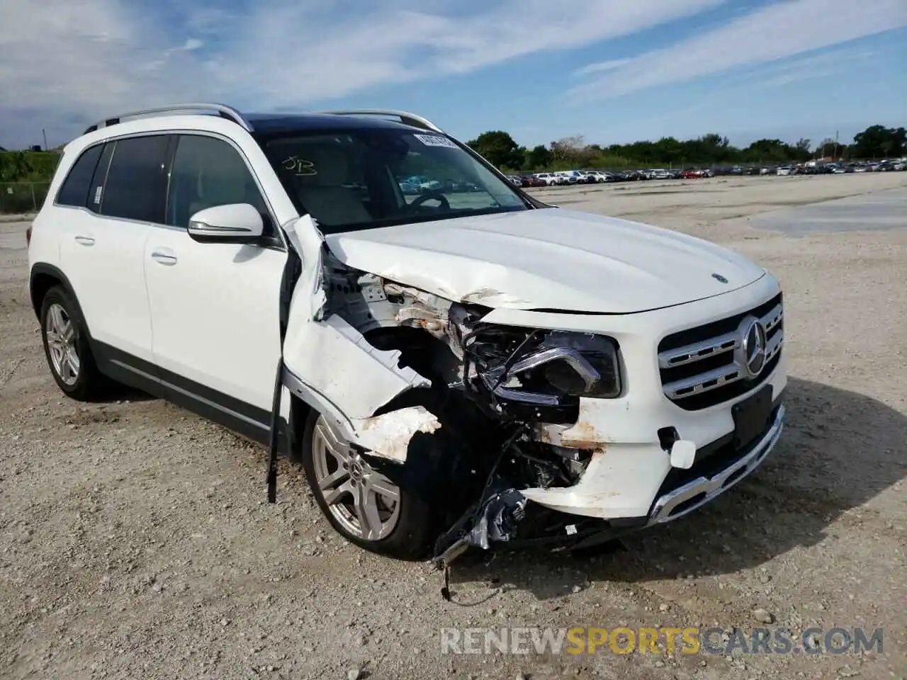 1 Photograph of a damaged car W1N4M4HBXMW121729 MERCEDES-BENZ GLB-CLASS 2021