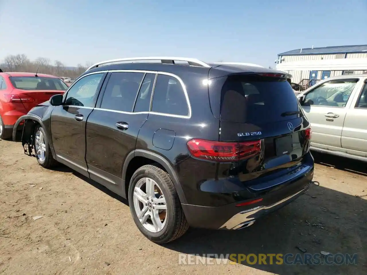 3 Photograph of a damaged car W1N4M4HBXMW122699 MERCEDES-BENZ GLB-CLASS 2021