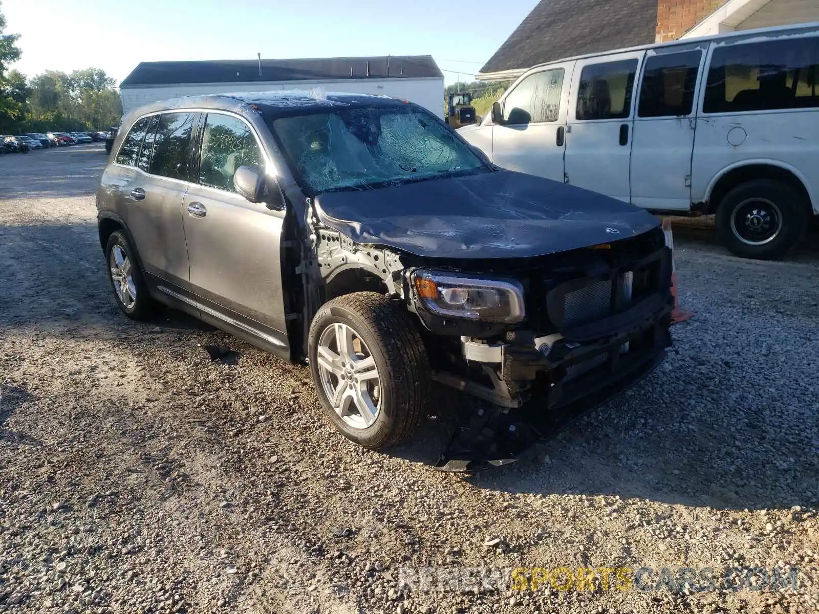 1 Photograph of a damaged car W1N4M4HBXMW138904 MERCEDES-BENZ GLB-CLASS 2021