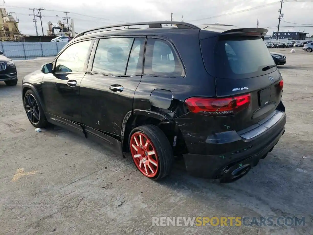 3 Photograph of a damaged car W1N4M5BB3MW083176 MERCEDES-BENZ GLB-CLASS 2021