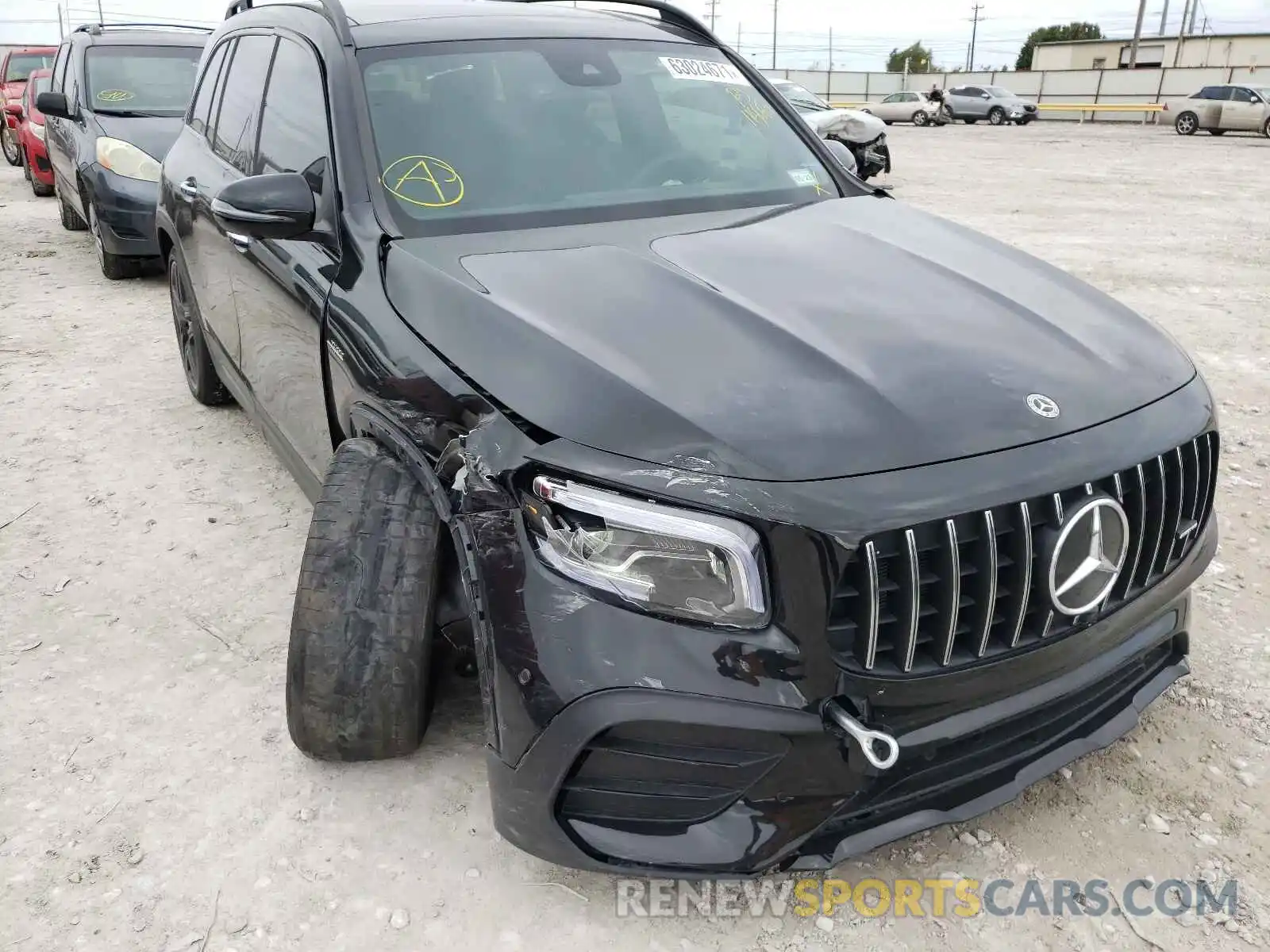 1 Photograph of a damaged car W1N4M5BB6MW115683 MERCEDES-BENZ GLB-CLASS 2021