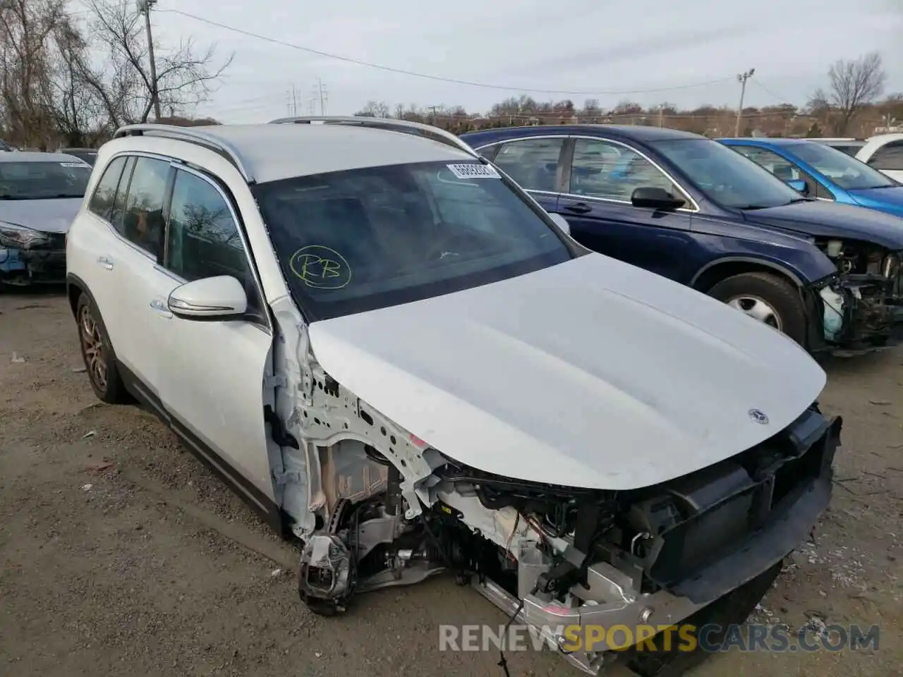 1 Photograph of a damaged car W1N4M5BBXMW133457 MERCEDES-BENZ GLB-CLASS 2021