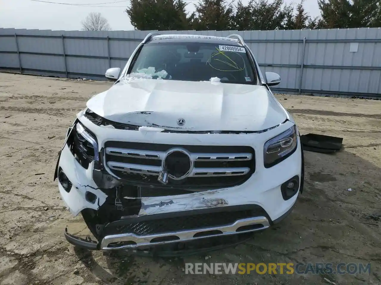 5 Photograph of a damaged car W1N4M4HB2NW189055 MERCEDES-BENZ GLB-CLASS 2022