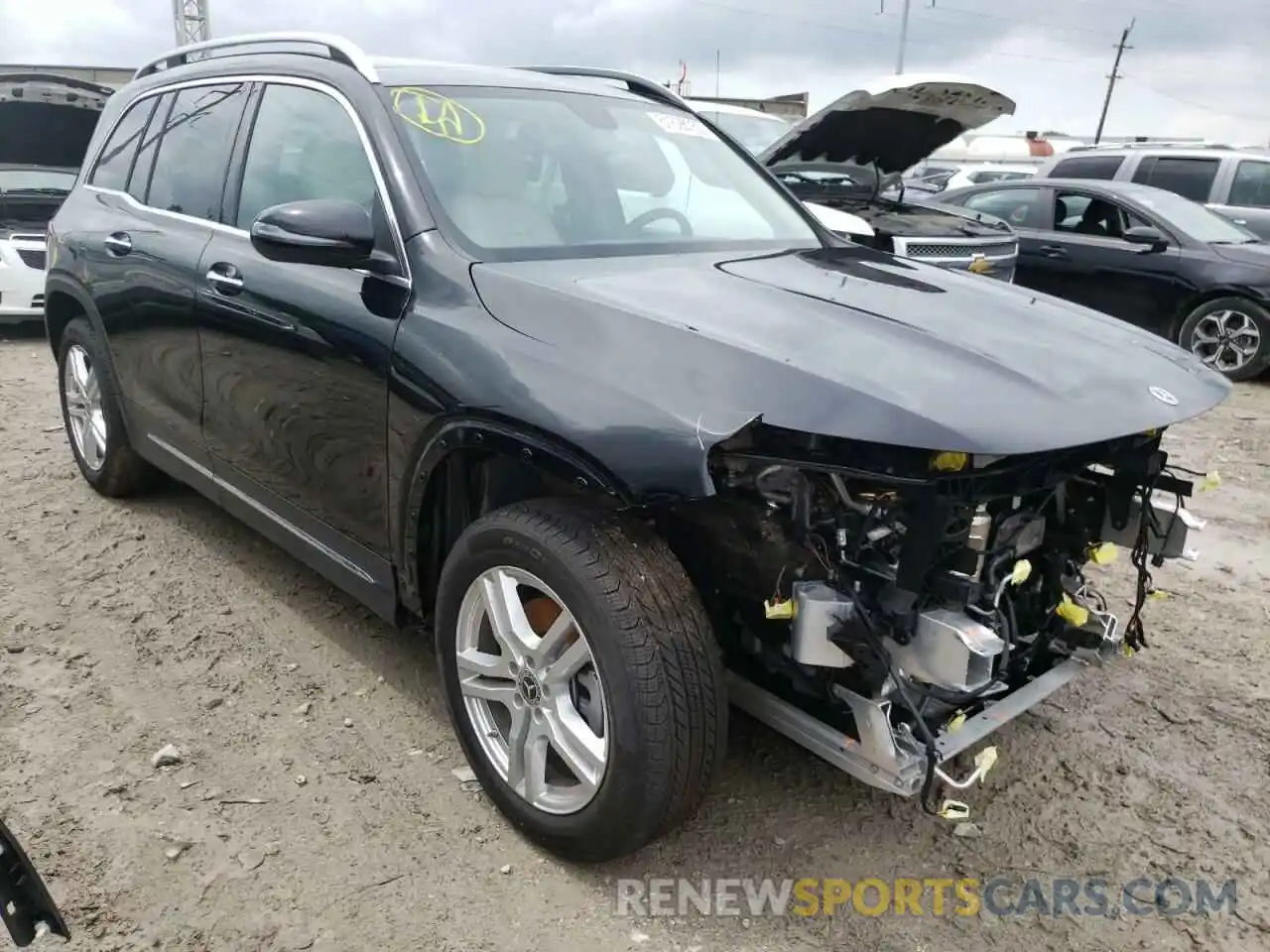 1 Photograph of a damaged car W1N4M4HB5NW187221 MERCEDES-BENZ GLB-CLASS 2022