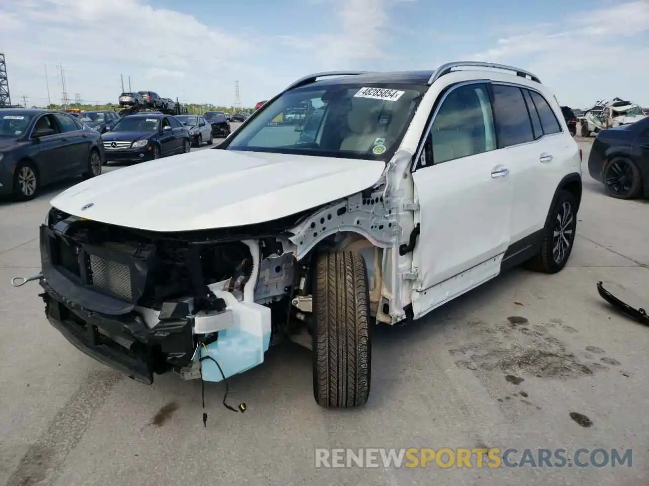 1 Photograph of a damaged car W1N4M4GBXPW318485 MERCEDES-BENZ GLB-CLASS 2023