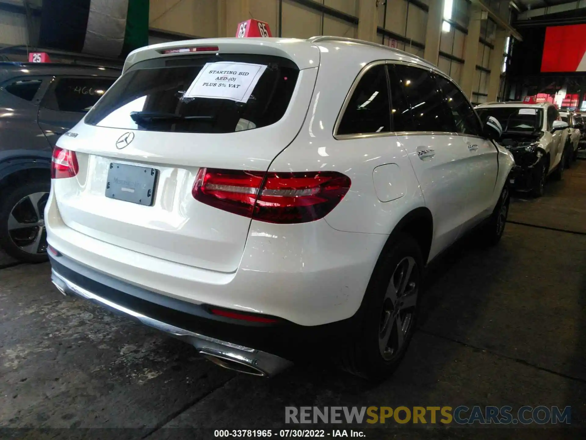 4 Фотография поврежденного автомобиля 00C0G4JB2KV136522 MERCEDES-BENZ GLC 2019