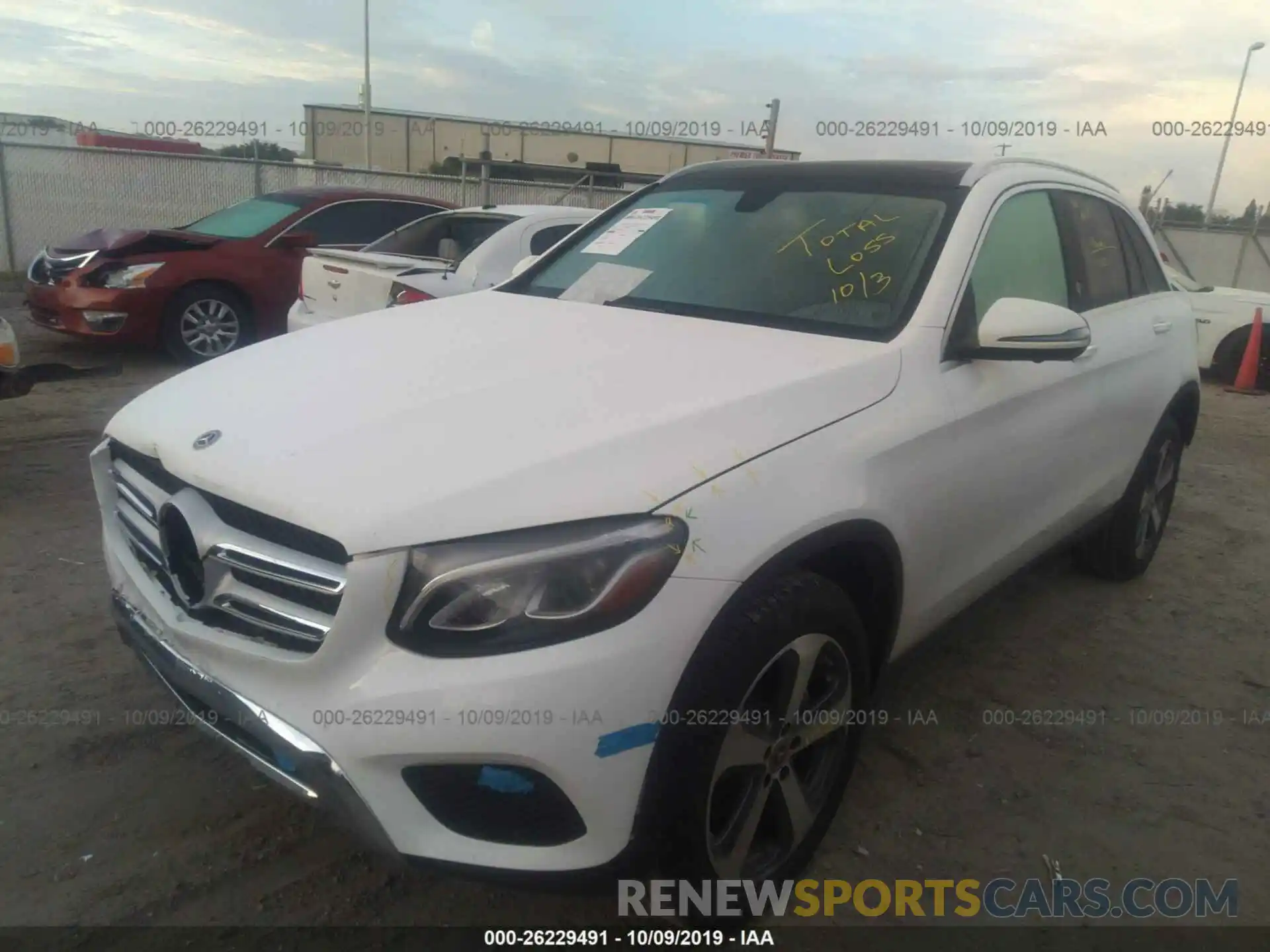 2 Фотография поврежденного автомобиля WDC0G4JB0K1000039 MERCEDES-BENZ GLC 2019