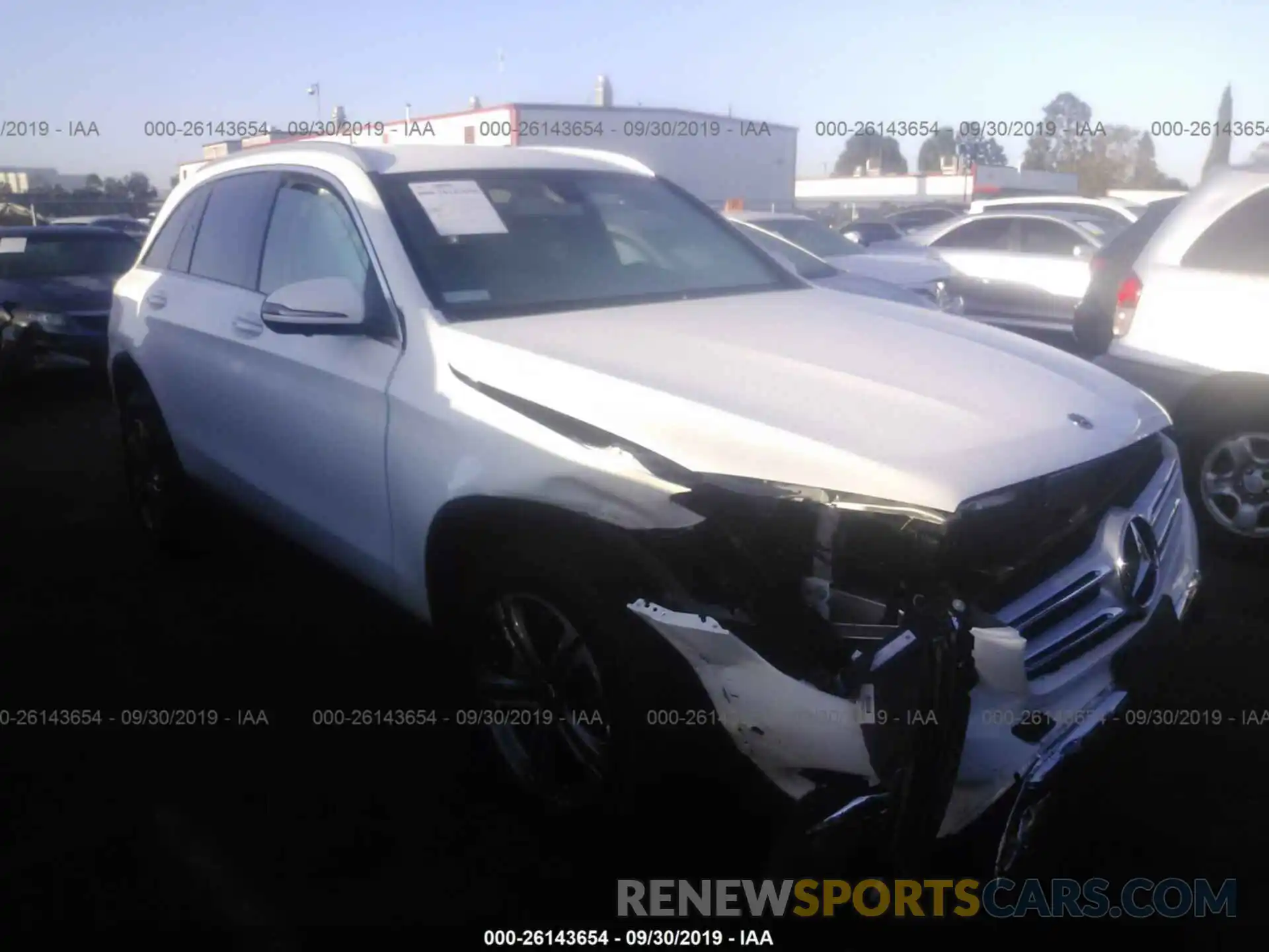 1 Photograph of a damaged car WDC0G4JB0KF633708 MERCEDES-BENZ GLC 2019