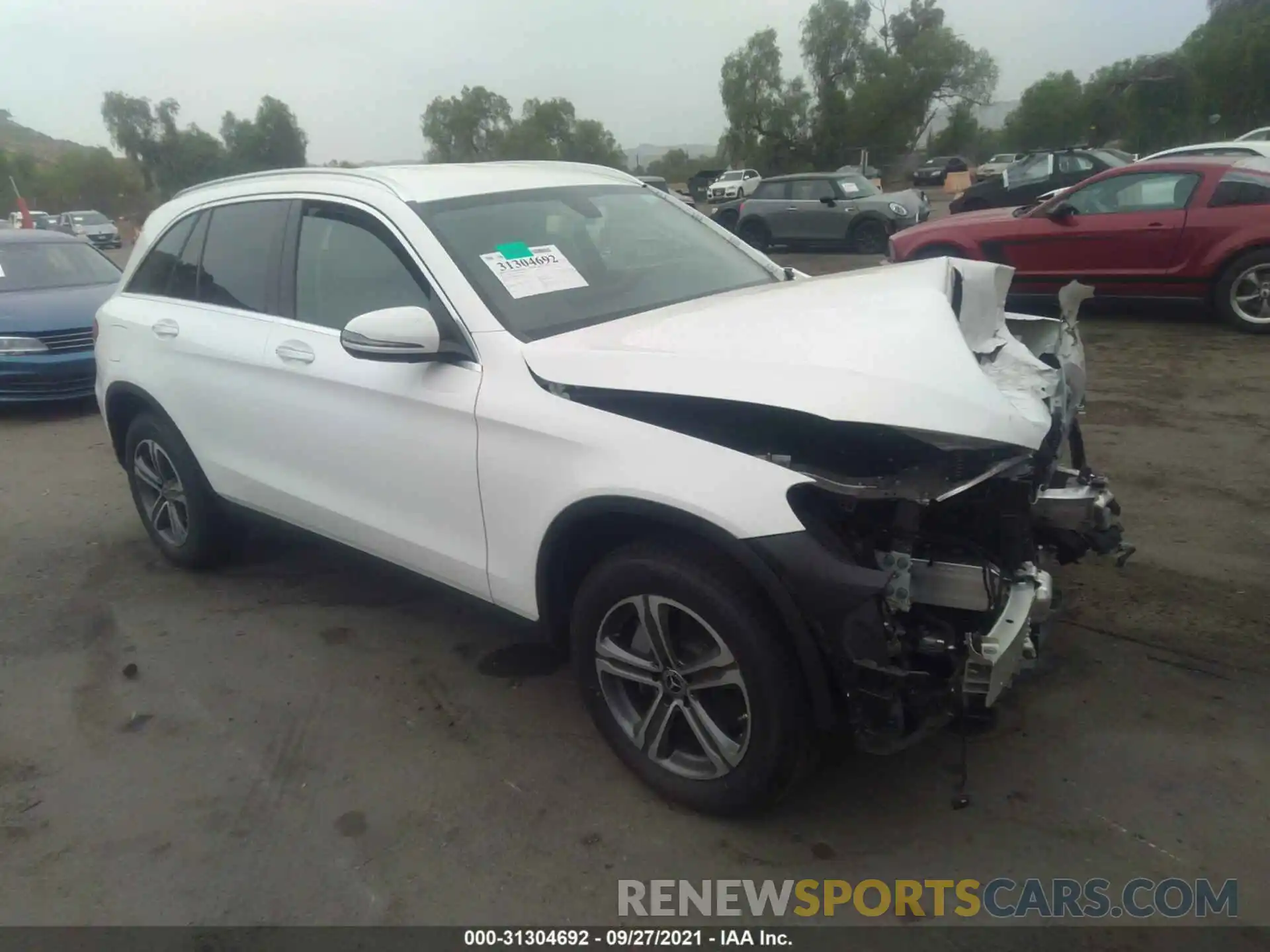 1 Photograph of a damaged car WDC0G4JB0KV140018 MERCEDES-BENZ GLC 2019