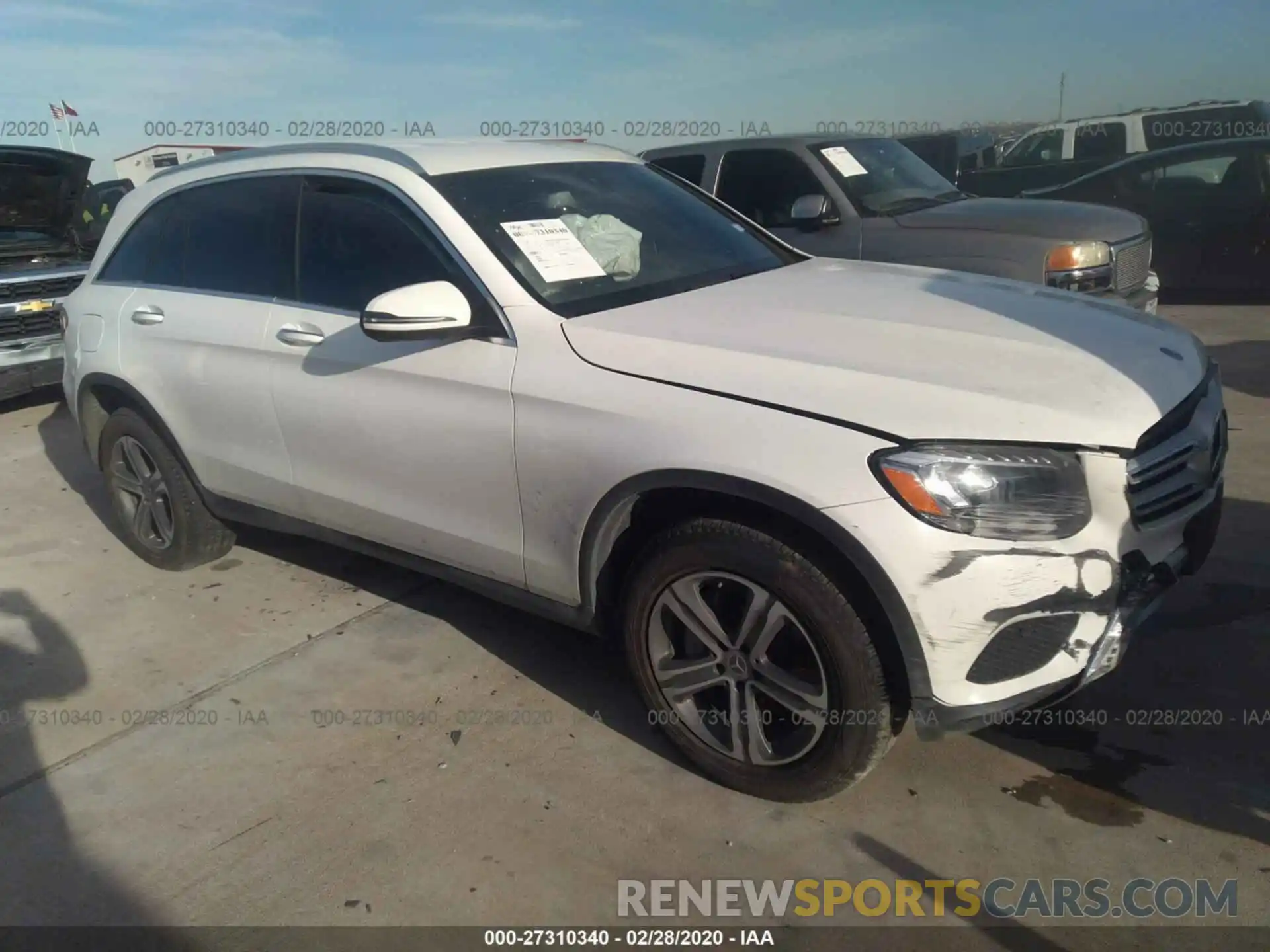 1 Photograph of a damaged car WDC0G4JB0KV159734 MERCEDES-BENZ GLC 2019