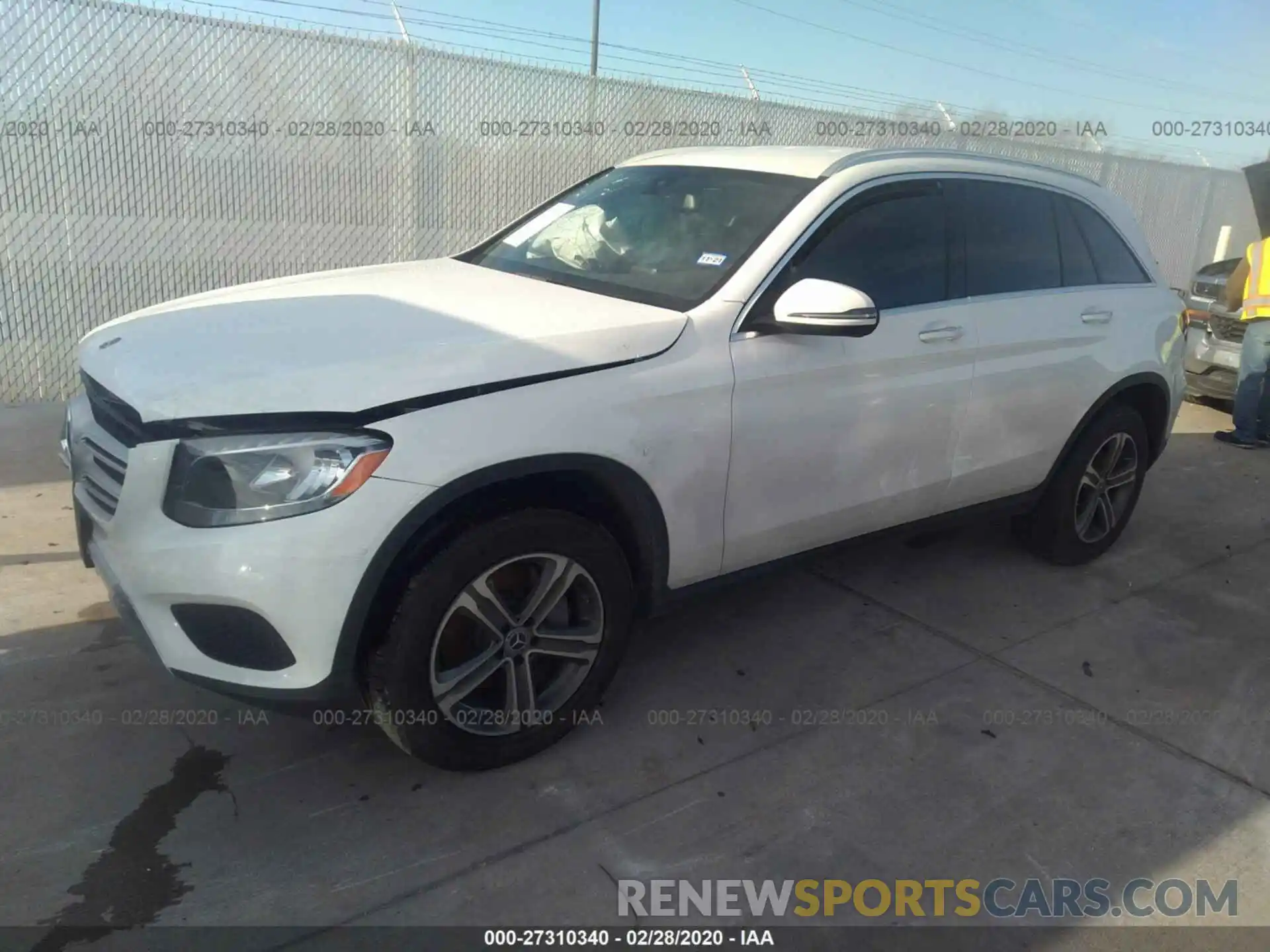 2 Photograph of a damaged car WDC0G4JB0KV159734 MERCEDES-BENZ GLC 2019