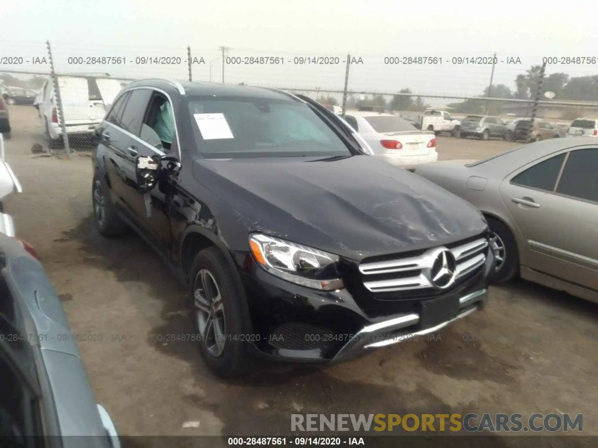 1 Photograph of a damaged car WDC0G4JB0KV165193 MERCEDES-BENZ GLC 2019