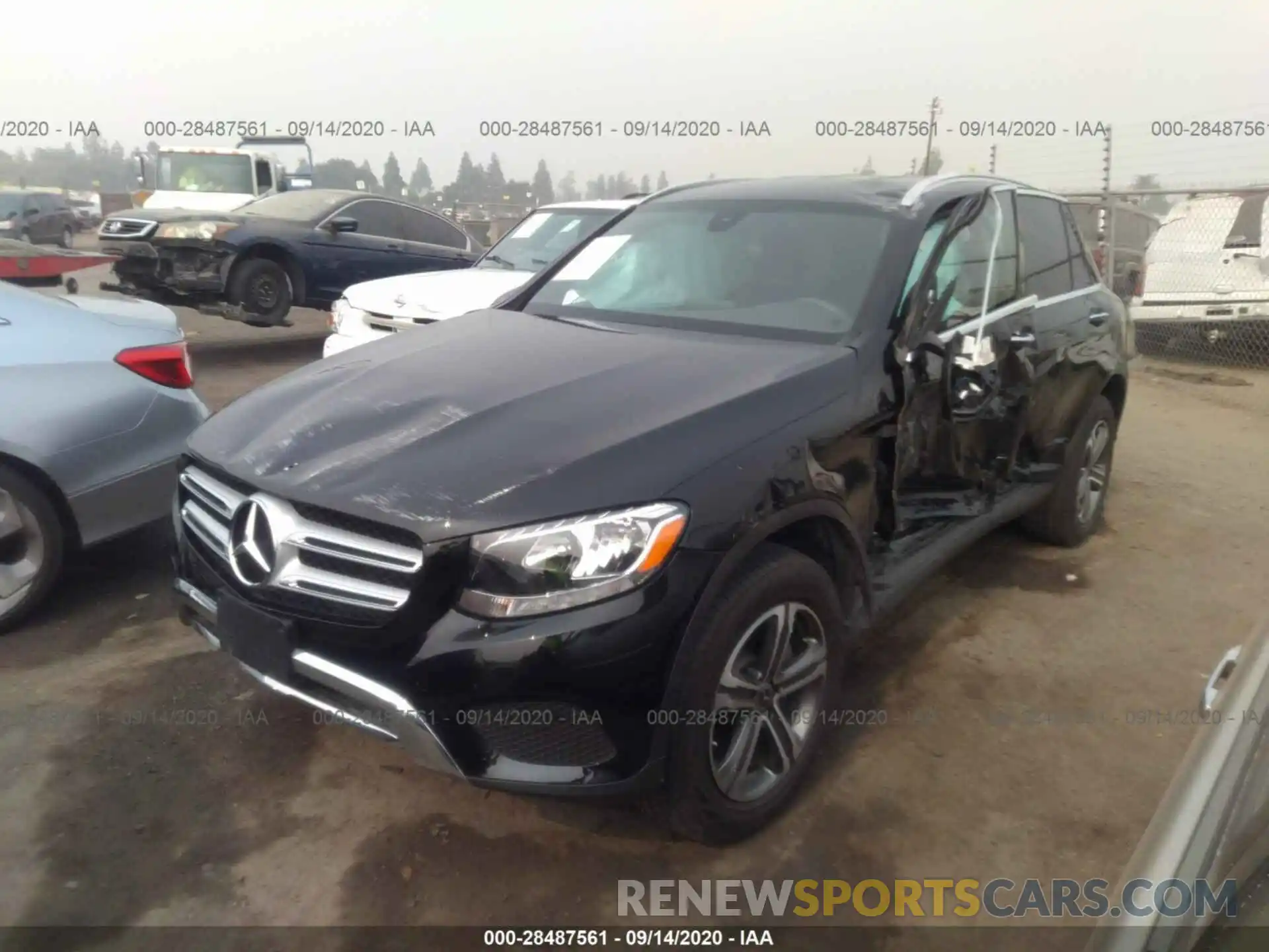 2 Photograph of a damaged car WDC0G4JB0KV165193 MERCEDES-BENZ GLC 2019