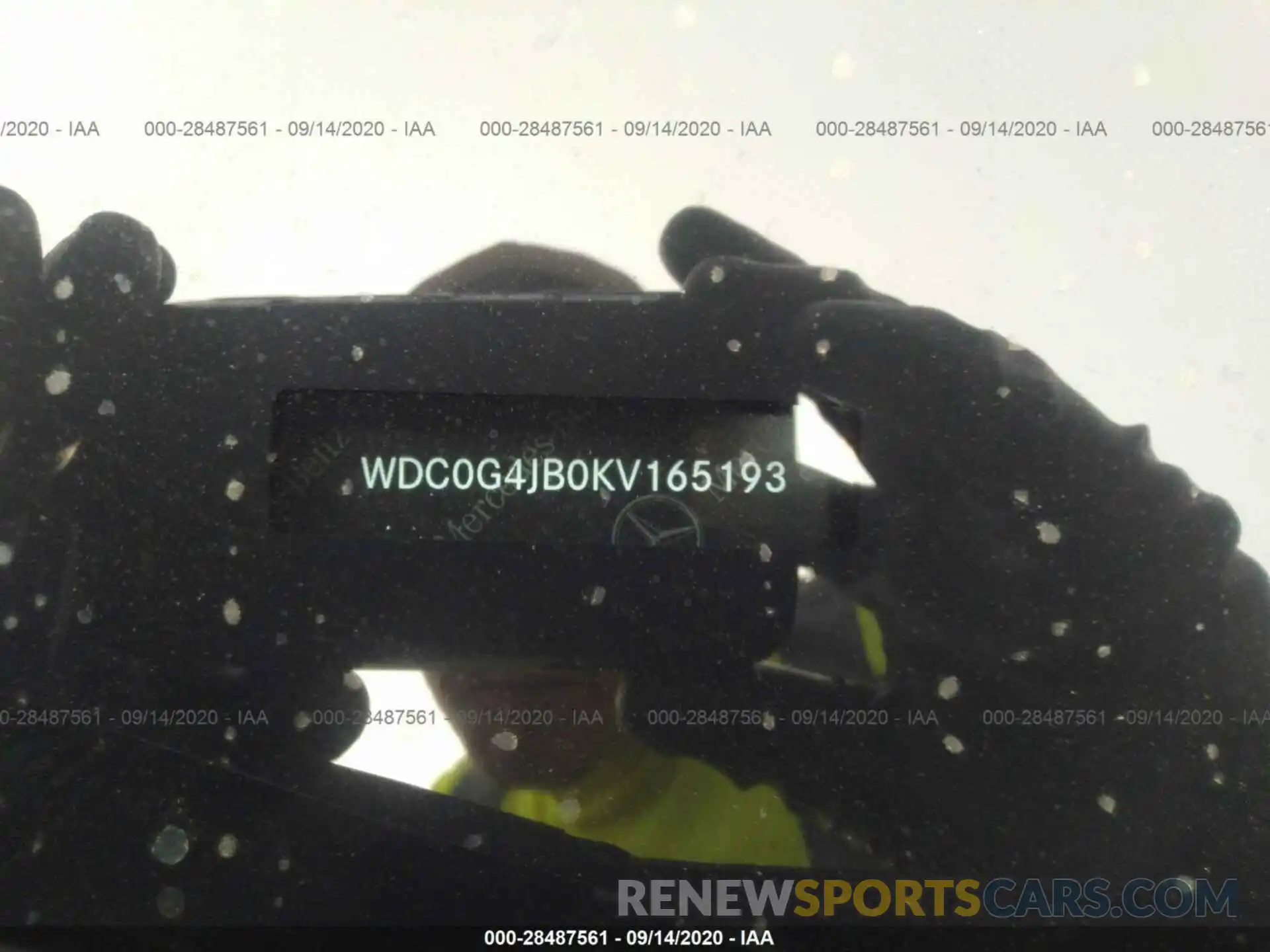 9 Photograph of a damaged car WDC0G4JB0KV165193 MERCEDES-BENZ GLC 2019