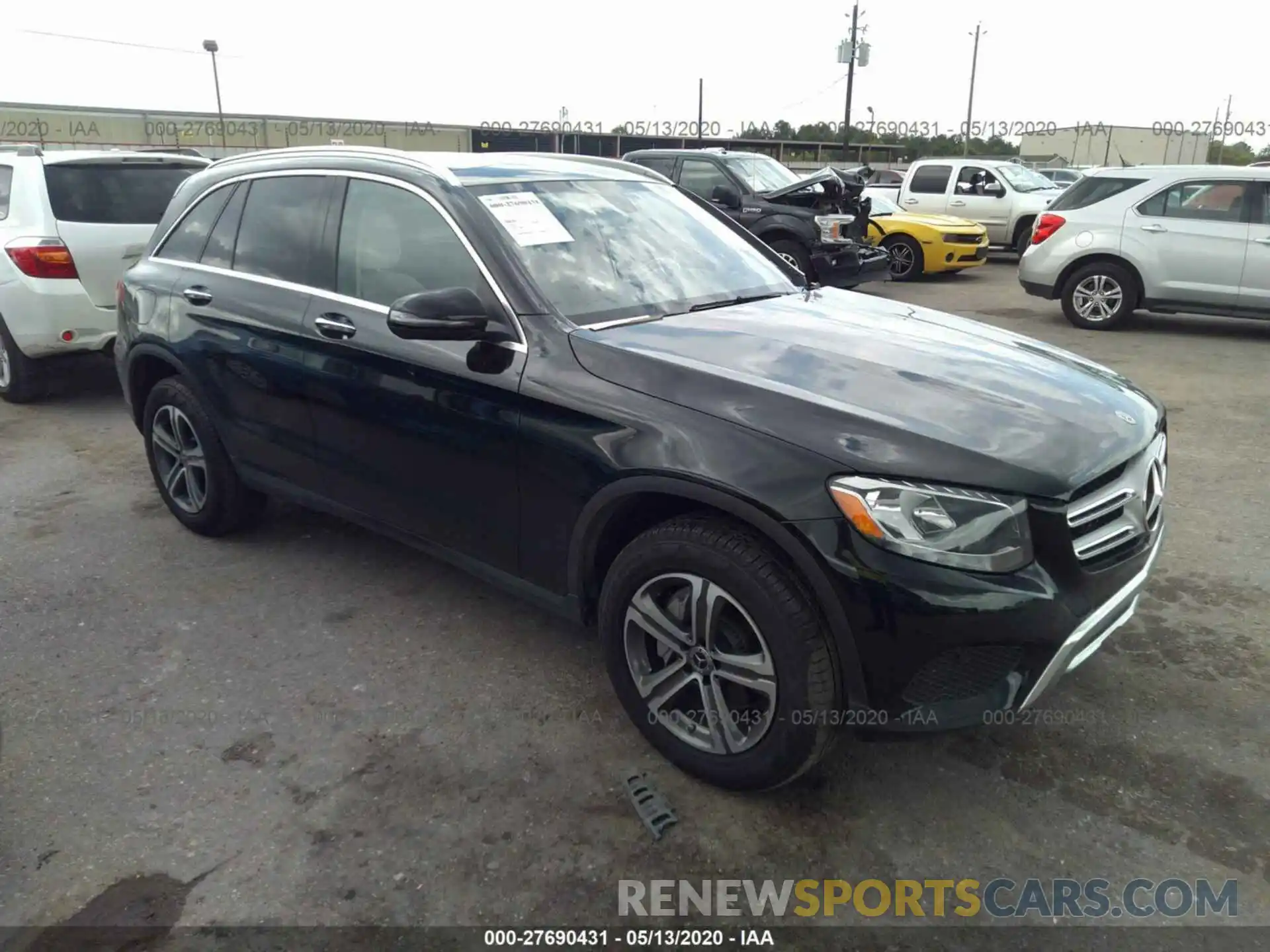 1 Photograph of a damaged car WDC0G4JB0KV186688 MERCEDES-BENZ GLC 2019