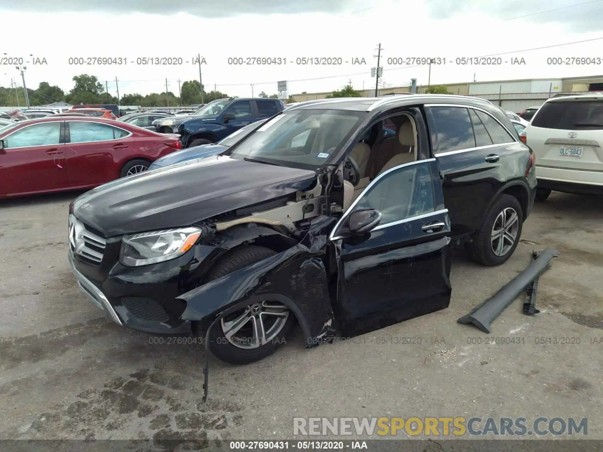 2 Photograph of a damaged car WDC0G4JB0KV186688 MERCEDES-BENZ GLC 2019