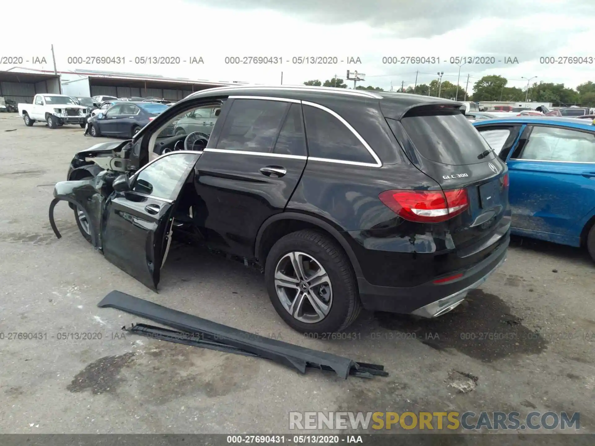 3 Photograph of a damaged car WDC0G4JB0KV186688 MERCEDES-BENZ GLC 2019