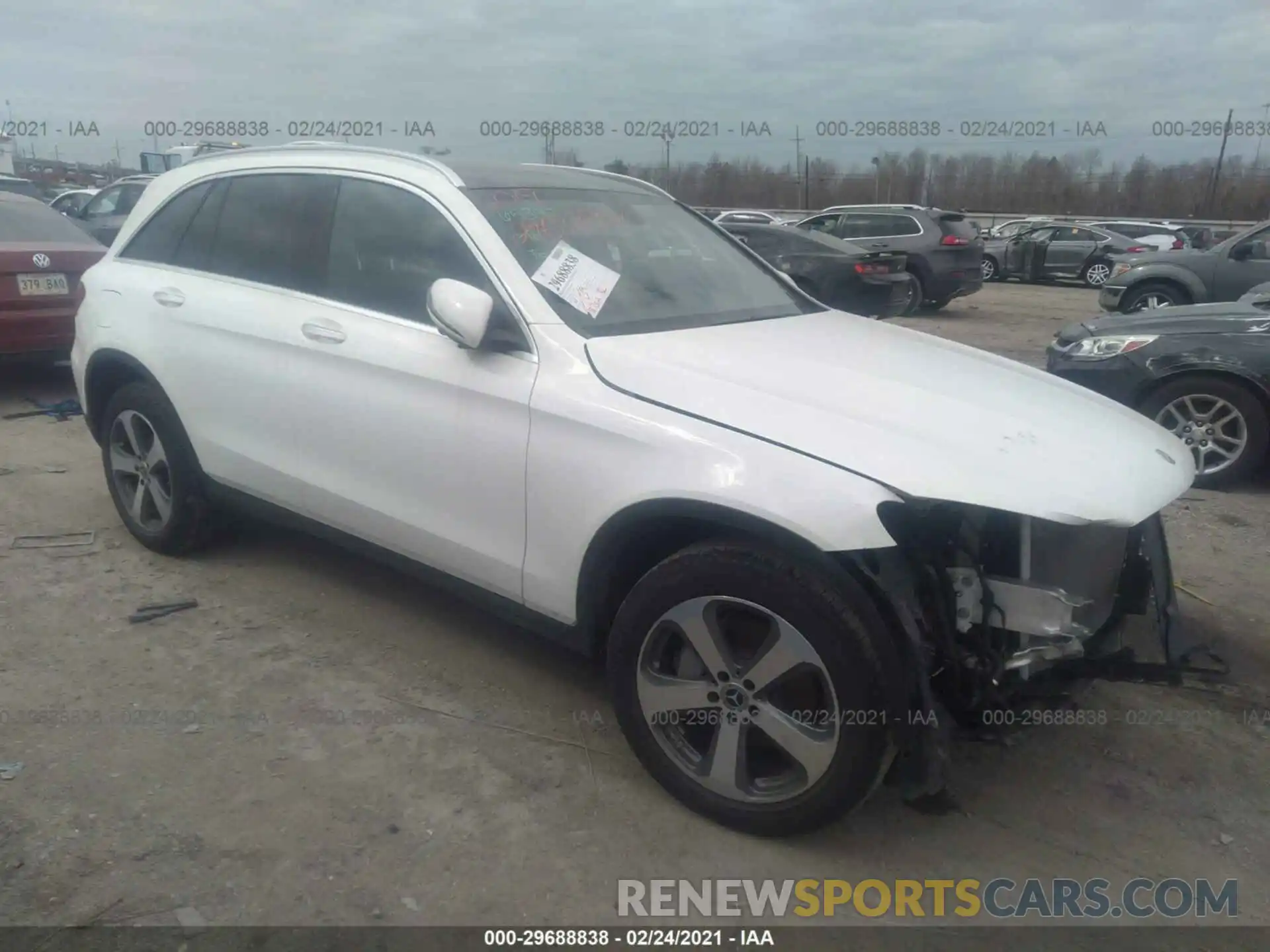 1 Photograph of a damaged car WDC0G4JB1K1000387 MERCEDES-BENZ GLC 2019