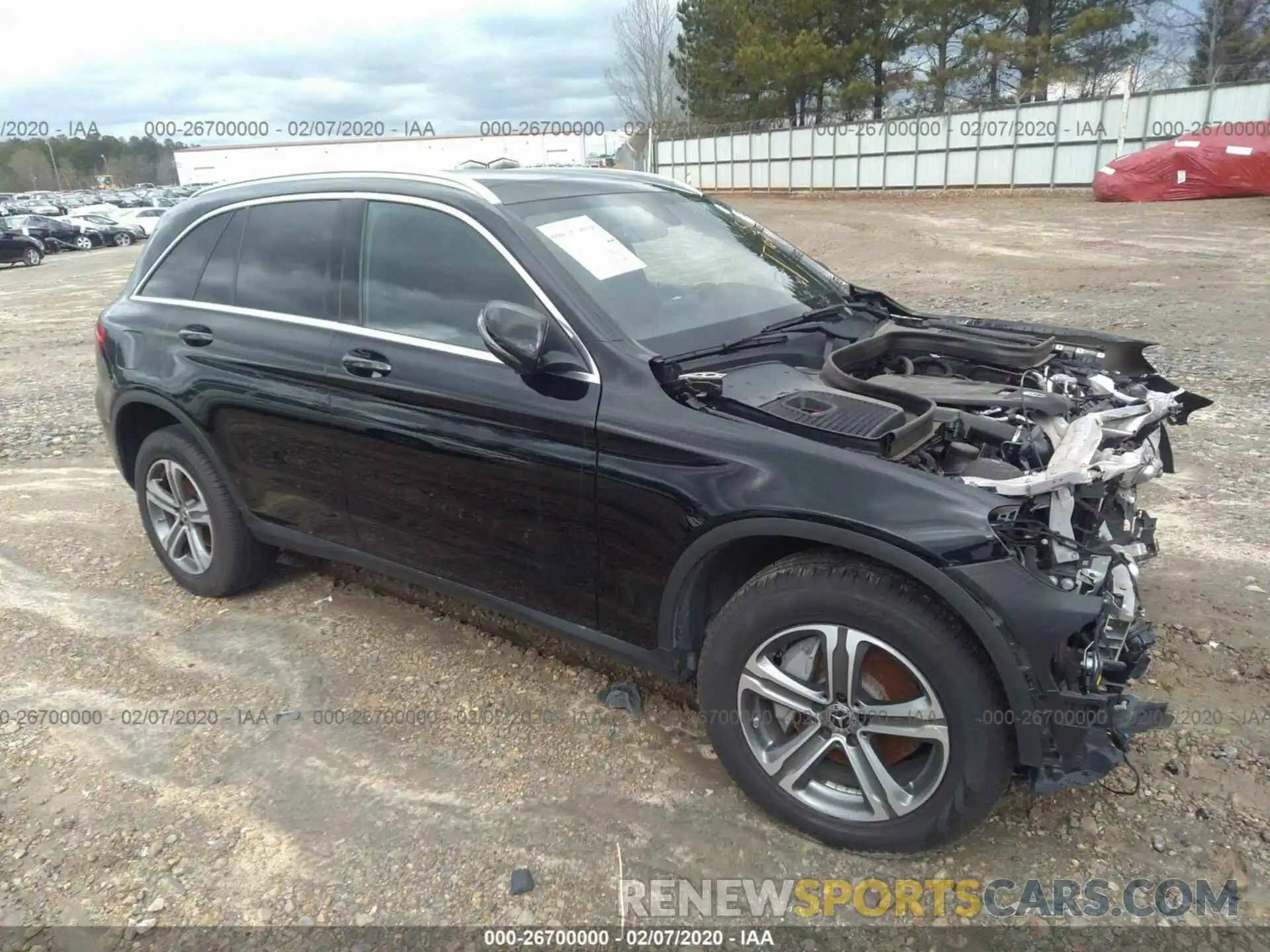 1 Photograph of a damaged car WDC0G4JB1KV117587 MERCEDES-BENZ GLC 2019