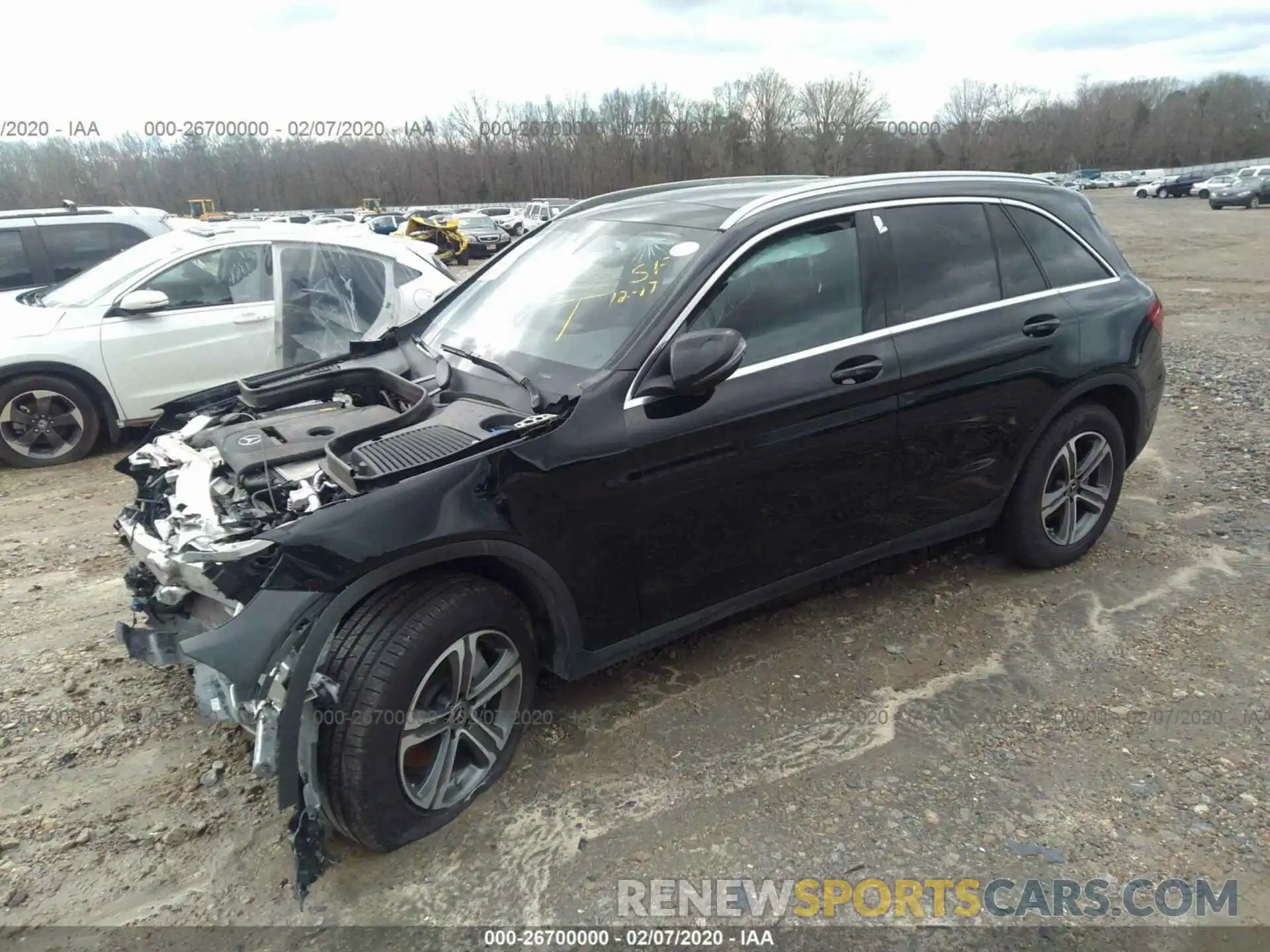 2 Photograph of a damaged car WDC0G4JB1KV117587 MERCEDES-BENZ GLC 2019