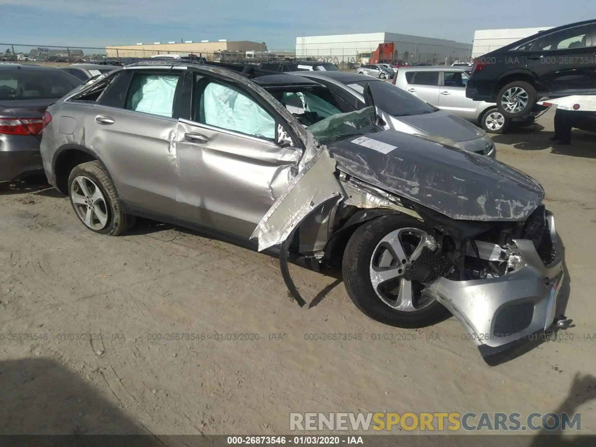 1 Photograph of a damaged car WDC0G4JB1KV141372 MERCEDES-BENZ GLC 2019