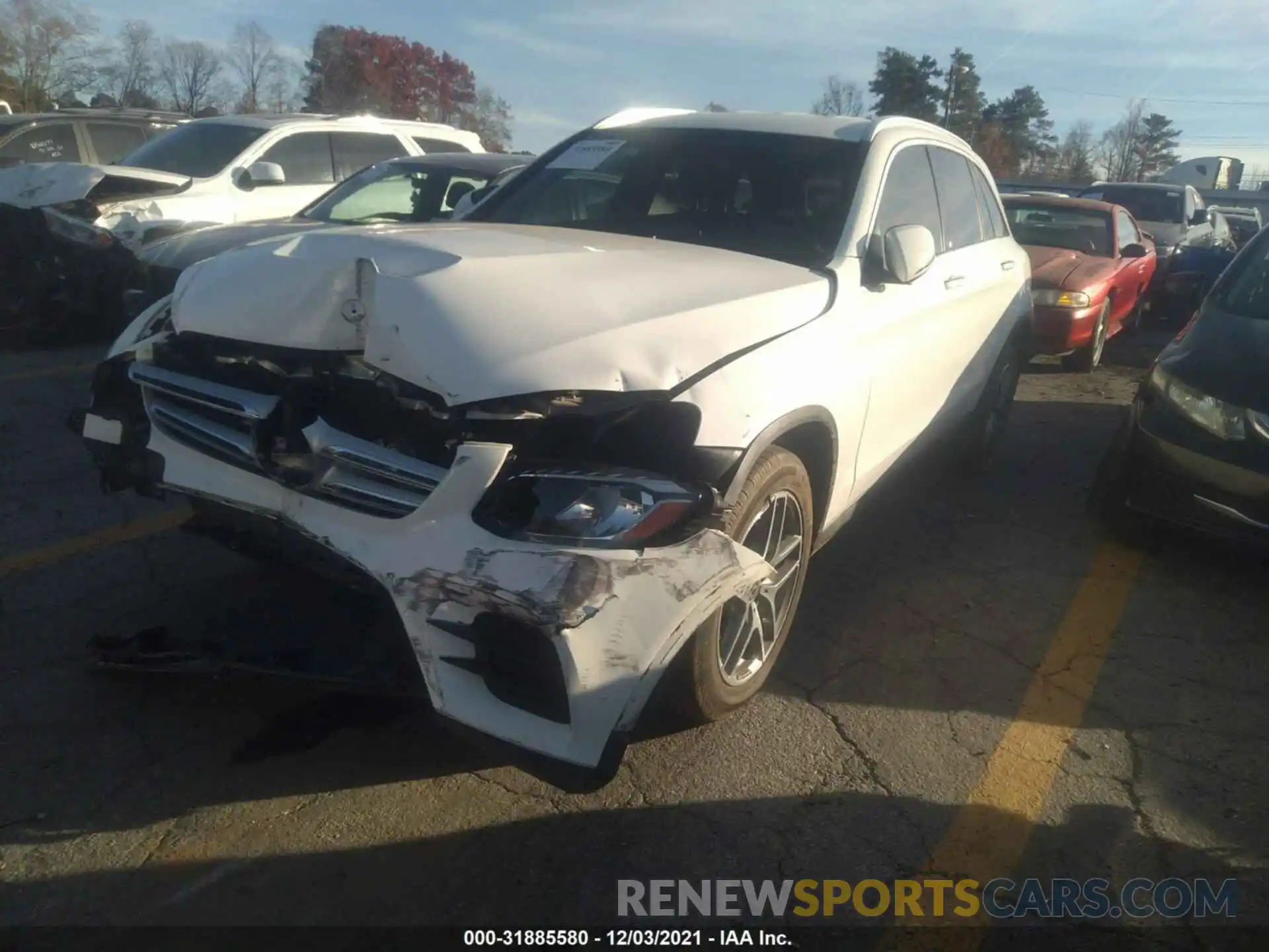 2 Photograph of a damaged car WDC0G4JB1KV147088 MERCEDES-BENZ GLC 2019