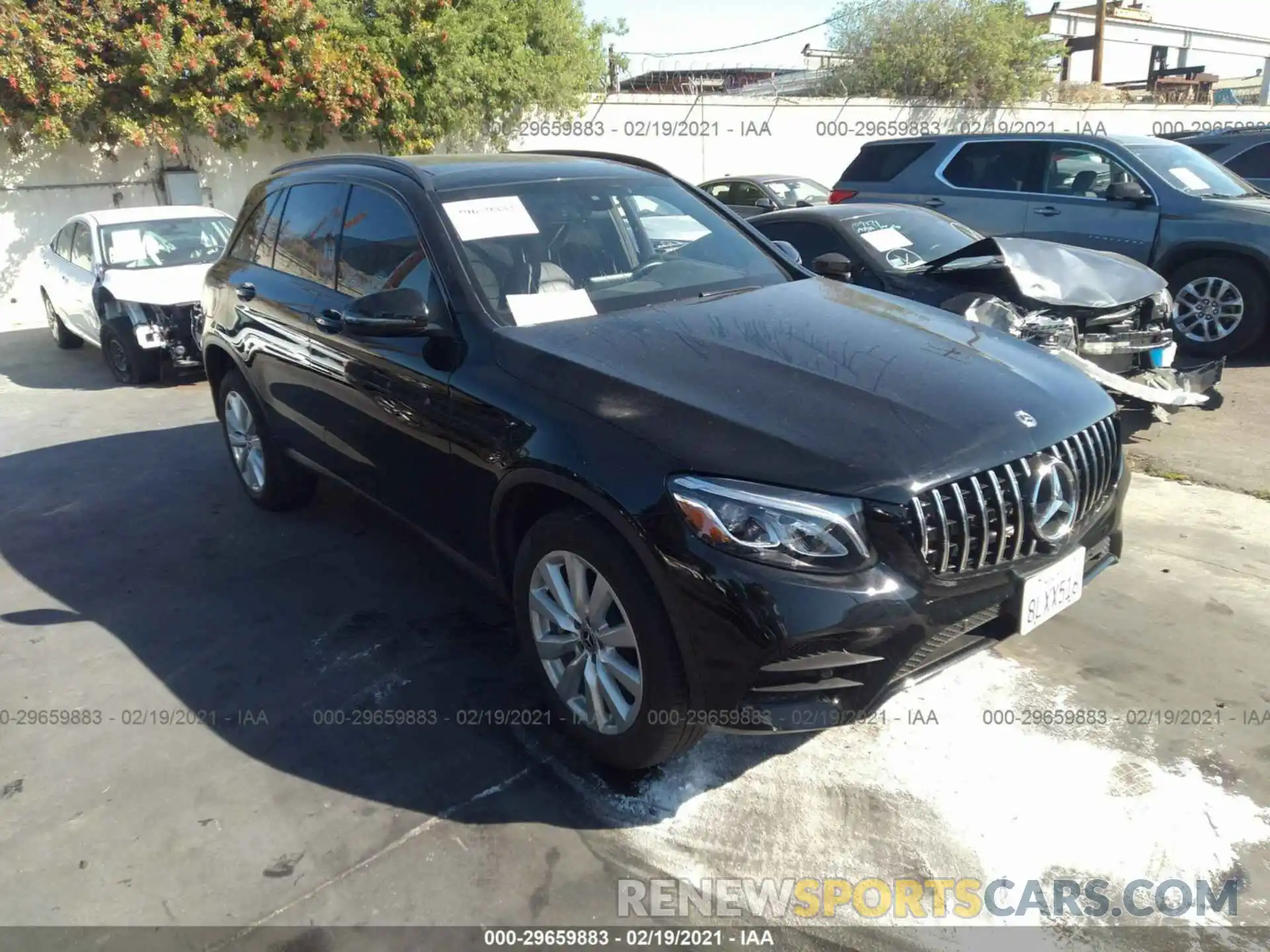 1 Photograph of a damaged car WDC0G4JB1KV179524 MERCEDES-BENZ GLC 2019