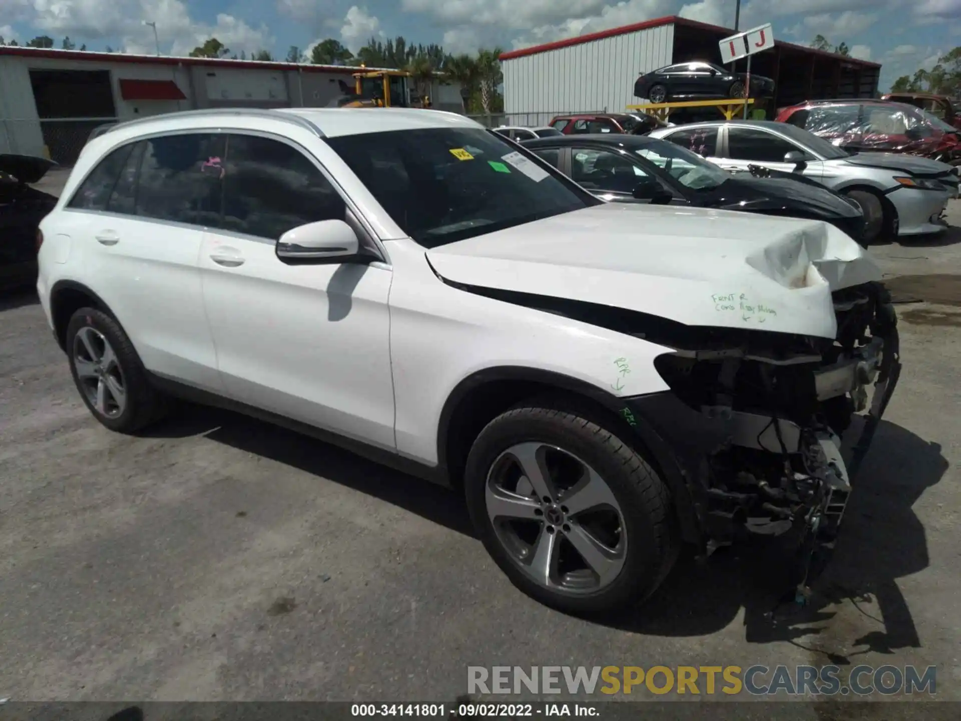 1 Photograph of a damaged car WDC0G4JB1KV183217 MERCEDES-BENZ GLC 2019