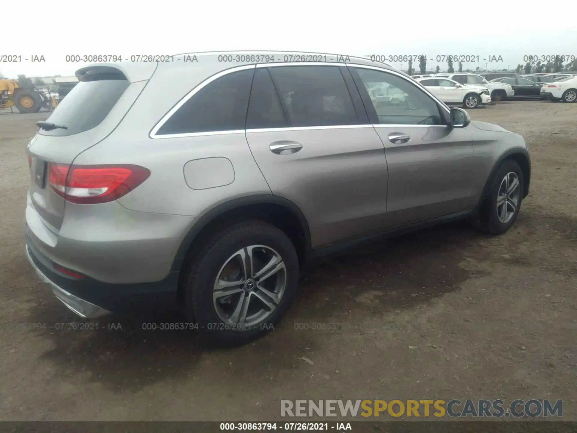 4 Фотография поврежденного автомобиля WDC0G4JB1KV185498 MERCEDES-BENZ GLC 2019