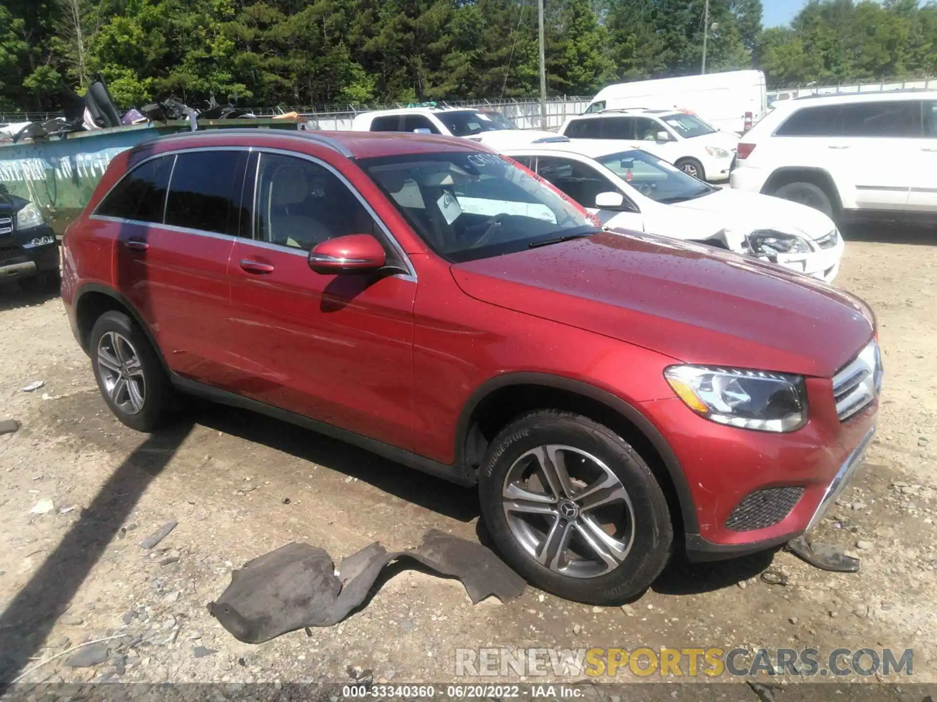 1 Photograph of a damaged car WDC0G4JB1KV187316 MERCEDES-BENZ GLC 2019