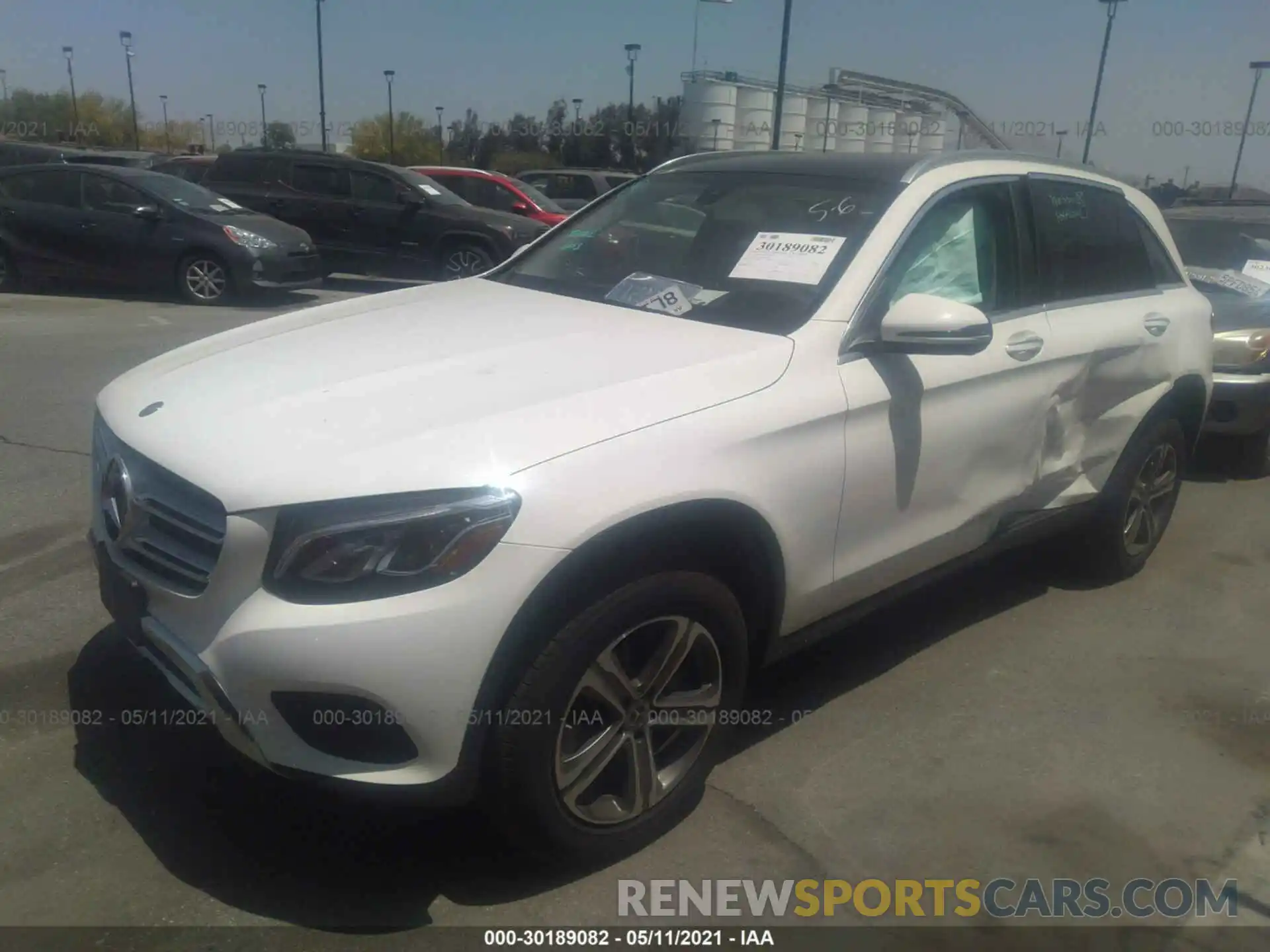 2 Photograph of a damaged car WDC0G4JB1KV188465 MERCEDES-BENZ GLC 2019