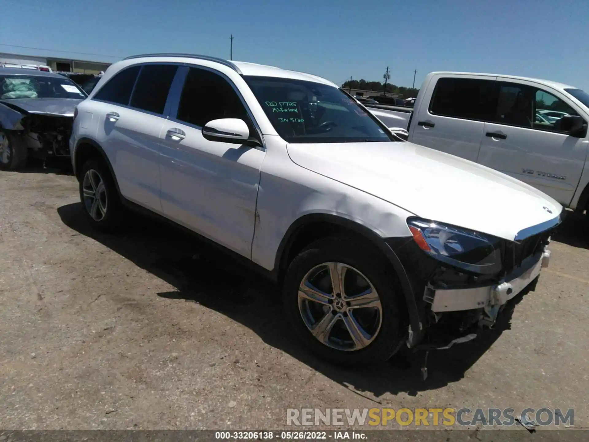 1 Photograph of a damaged car WDC0G4JB2KF556484 MERCEDES-BENZ GLC 2019