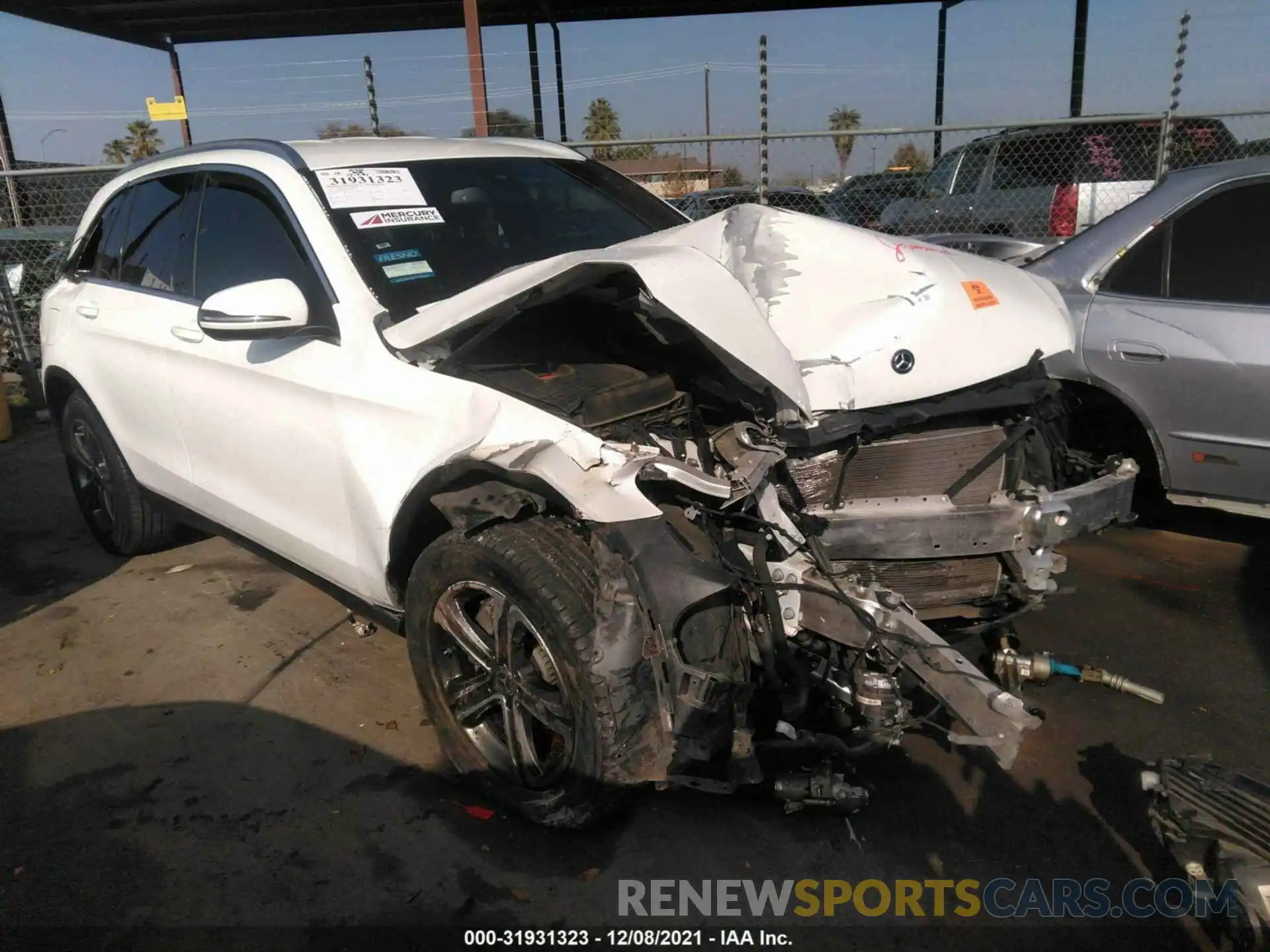 1 Photograph of a damaged car WDC0G4JB2KF609880 MERCEDES-BENZ GLC 2019