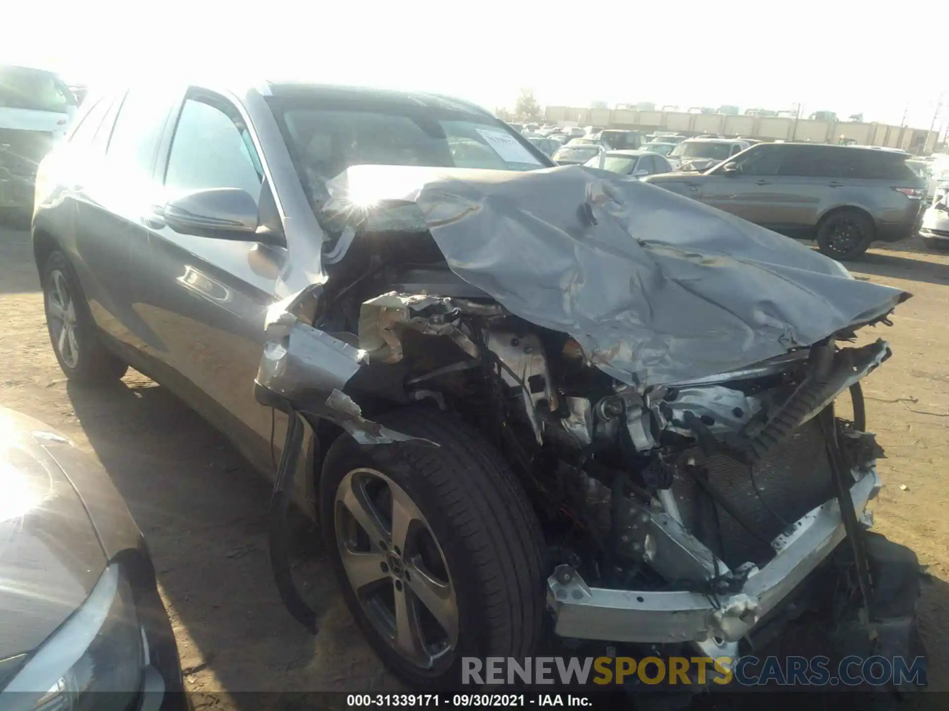 1 Photograph of a damaged car WDC0G4JB2KV161050 MERCEDES-BENZ GLC 2019