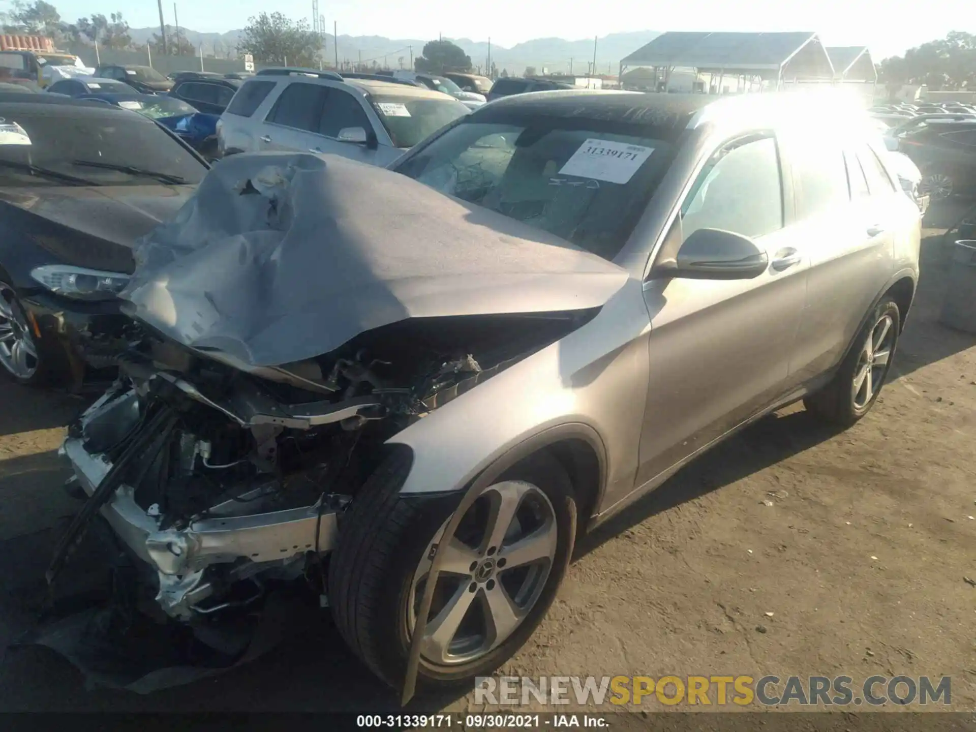 2 Photograph of a damaged car WDC0G4JB2KV161050 MERCEDES-BENZ GLC 2019