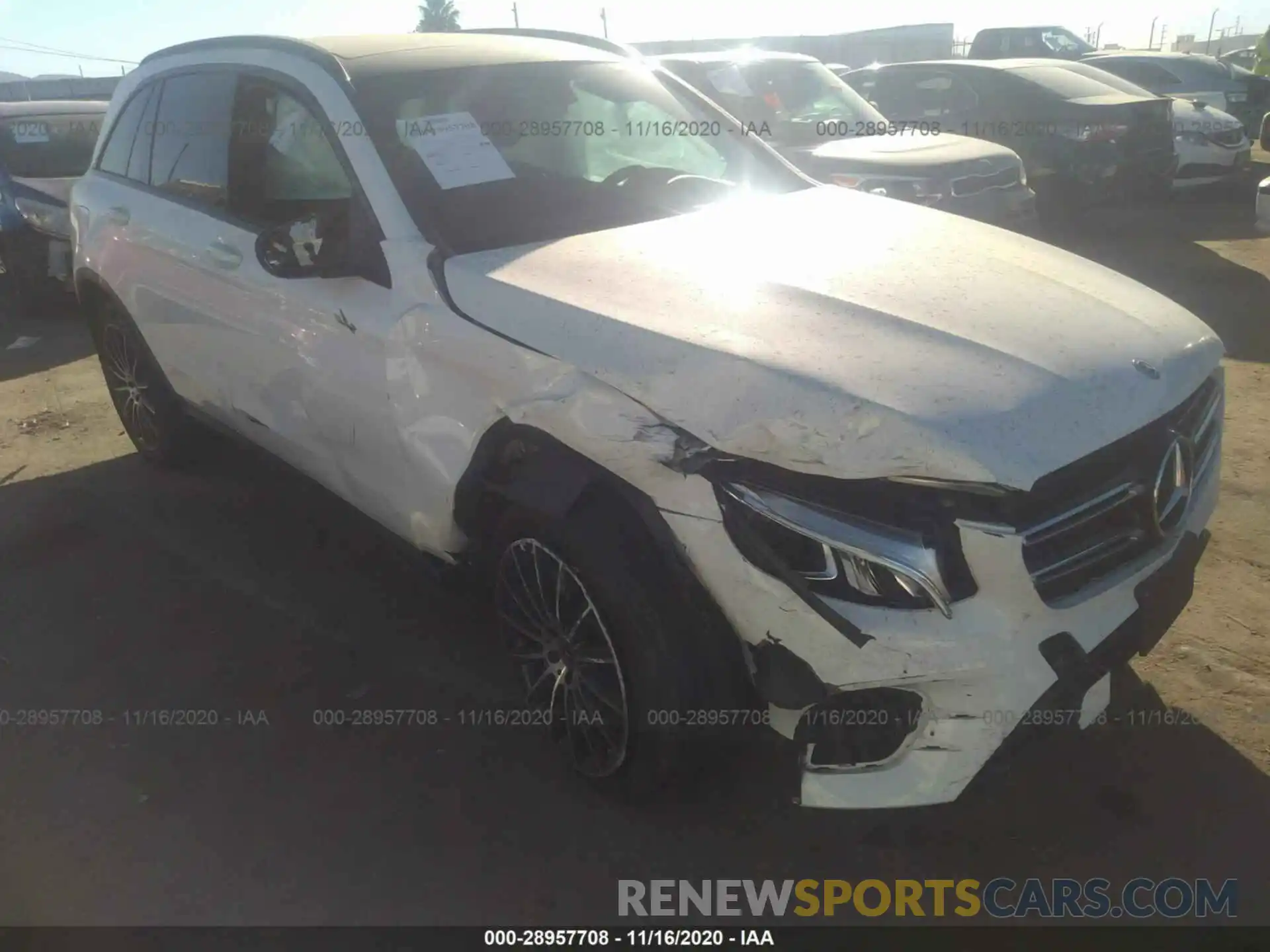 1 Photograph of a damaged car WDC0G4JB2KV170556 MERCEDES-BENZ GLC 2019