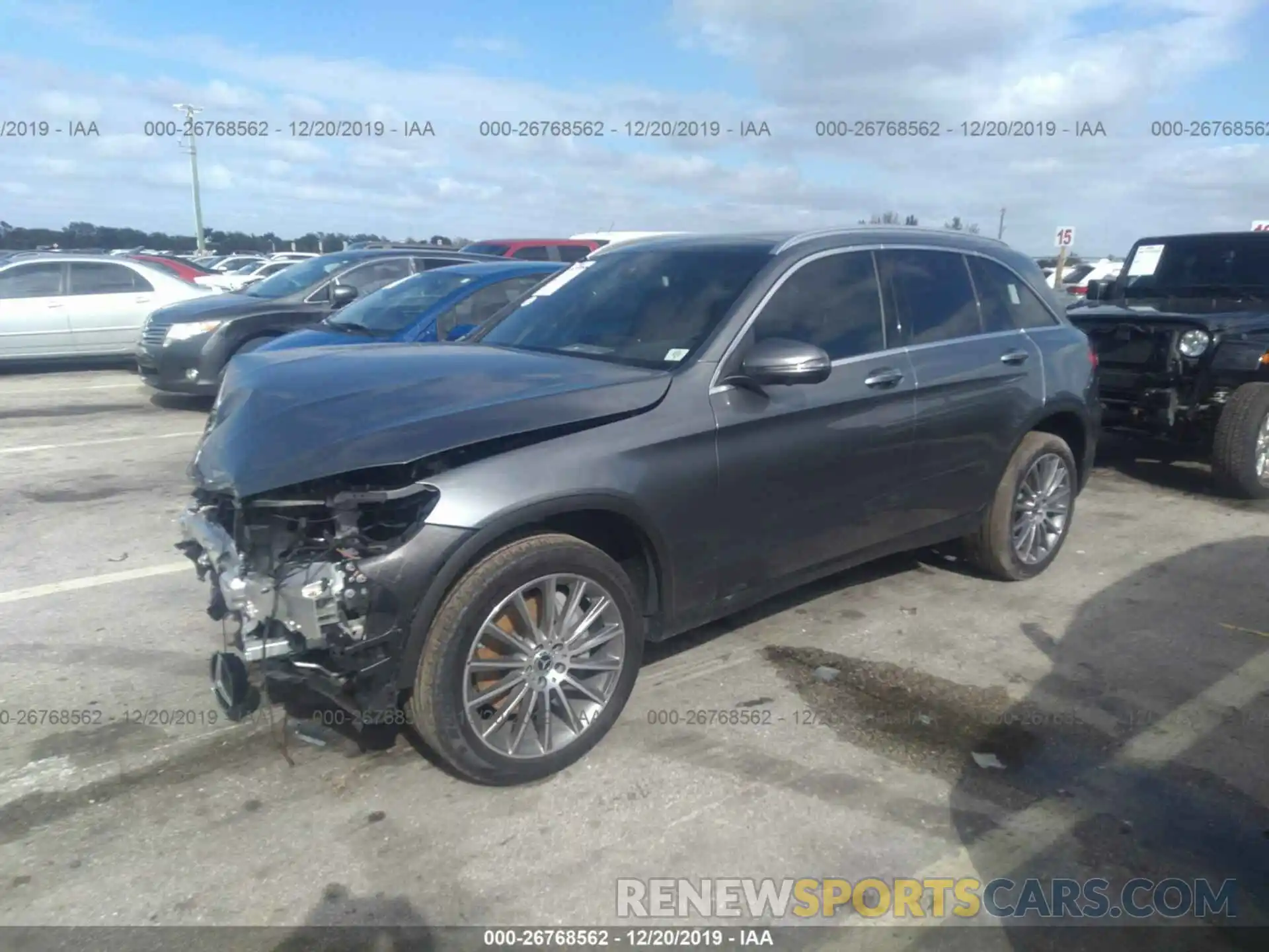 2 Photograph of a damaged car WDC0G4JB3K1000262 MERCEDES-BENZ GLC 2019