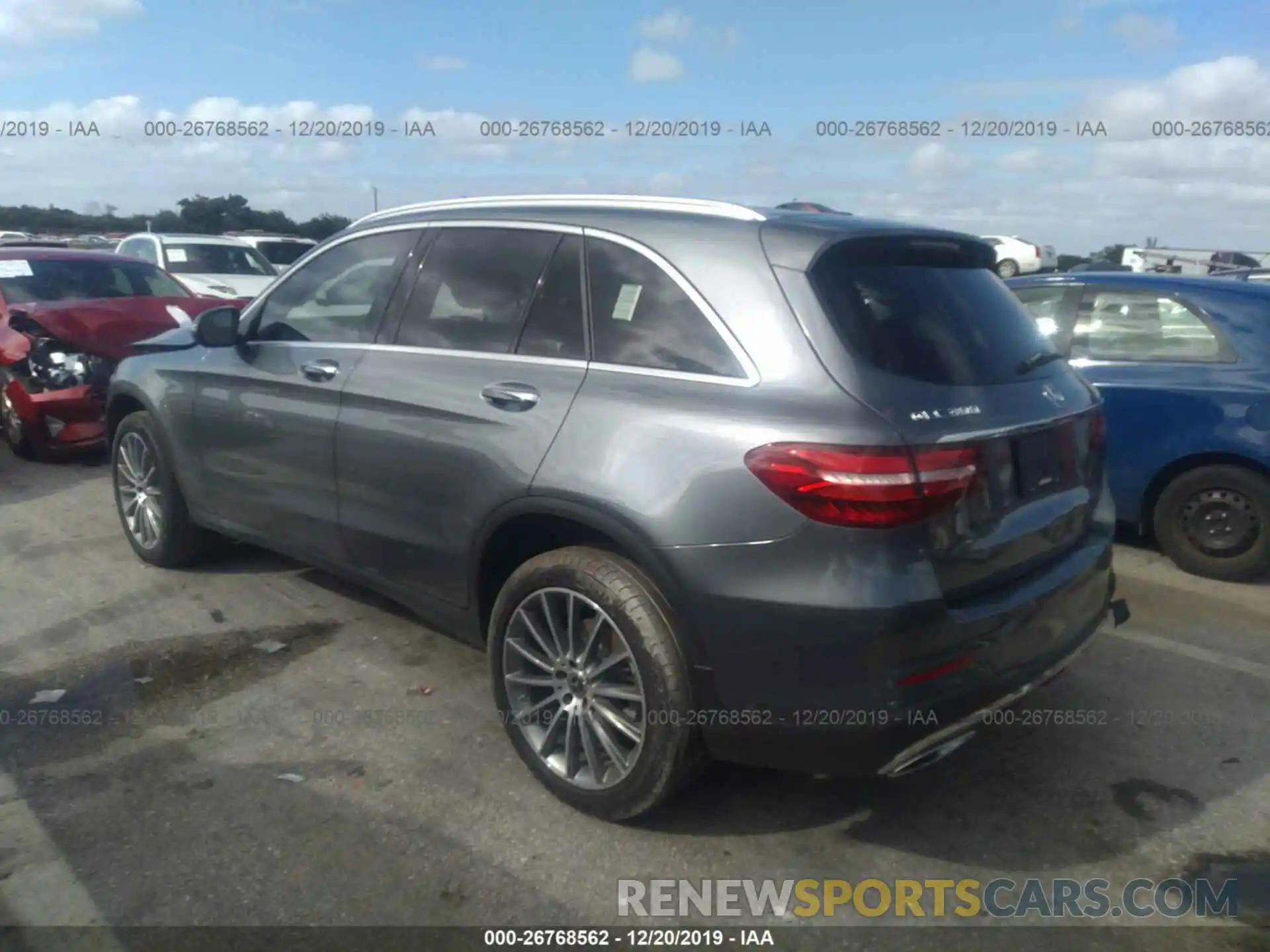 3 Фотография поврежденного автомобиля WDC0G4JB3K1000262 MERCEDES-BENZ GLC 2019