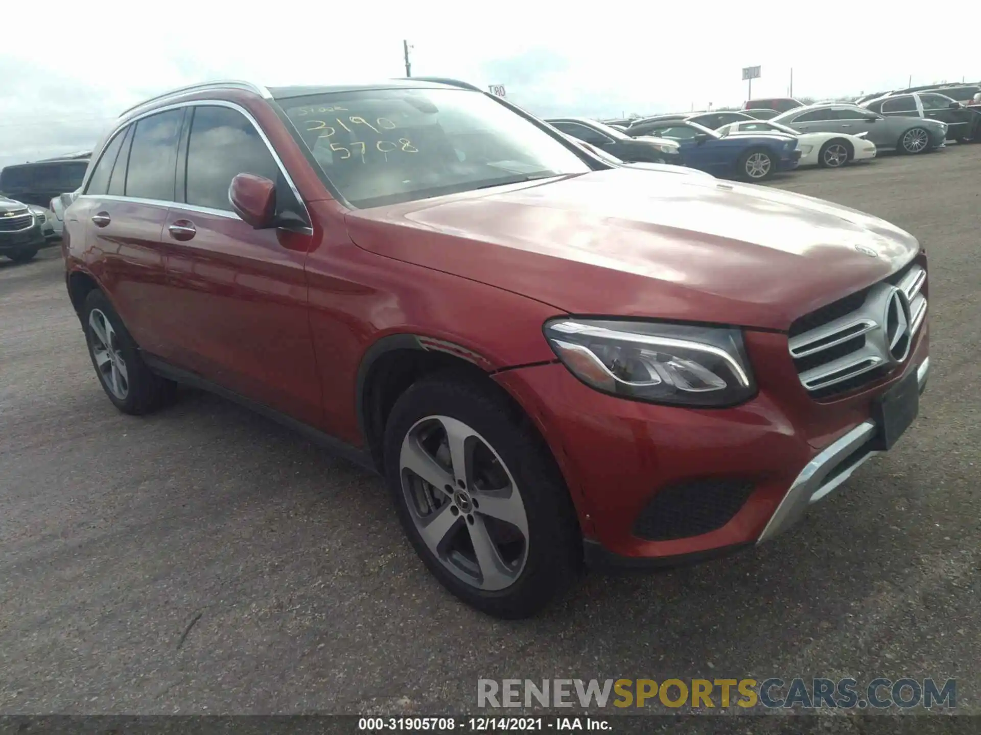 1 Фотография поврежденного автомобиля WDC0G4JB3KF530735 MERCEDES-BENZ GLC 2019