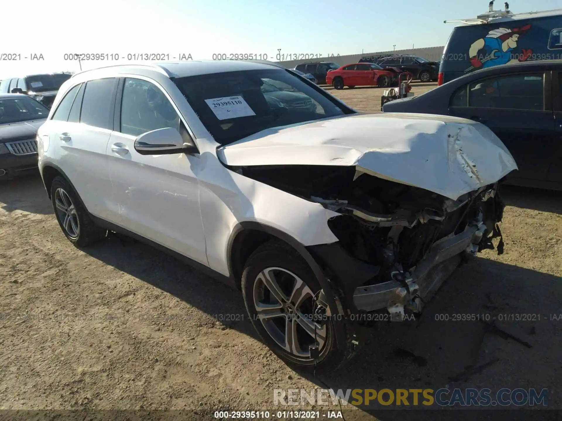 1 Photograph of a damaged car WDC0G4JB3KF603487 MERCEDES-BENZ GLC 2019