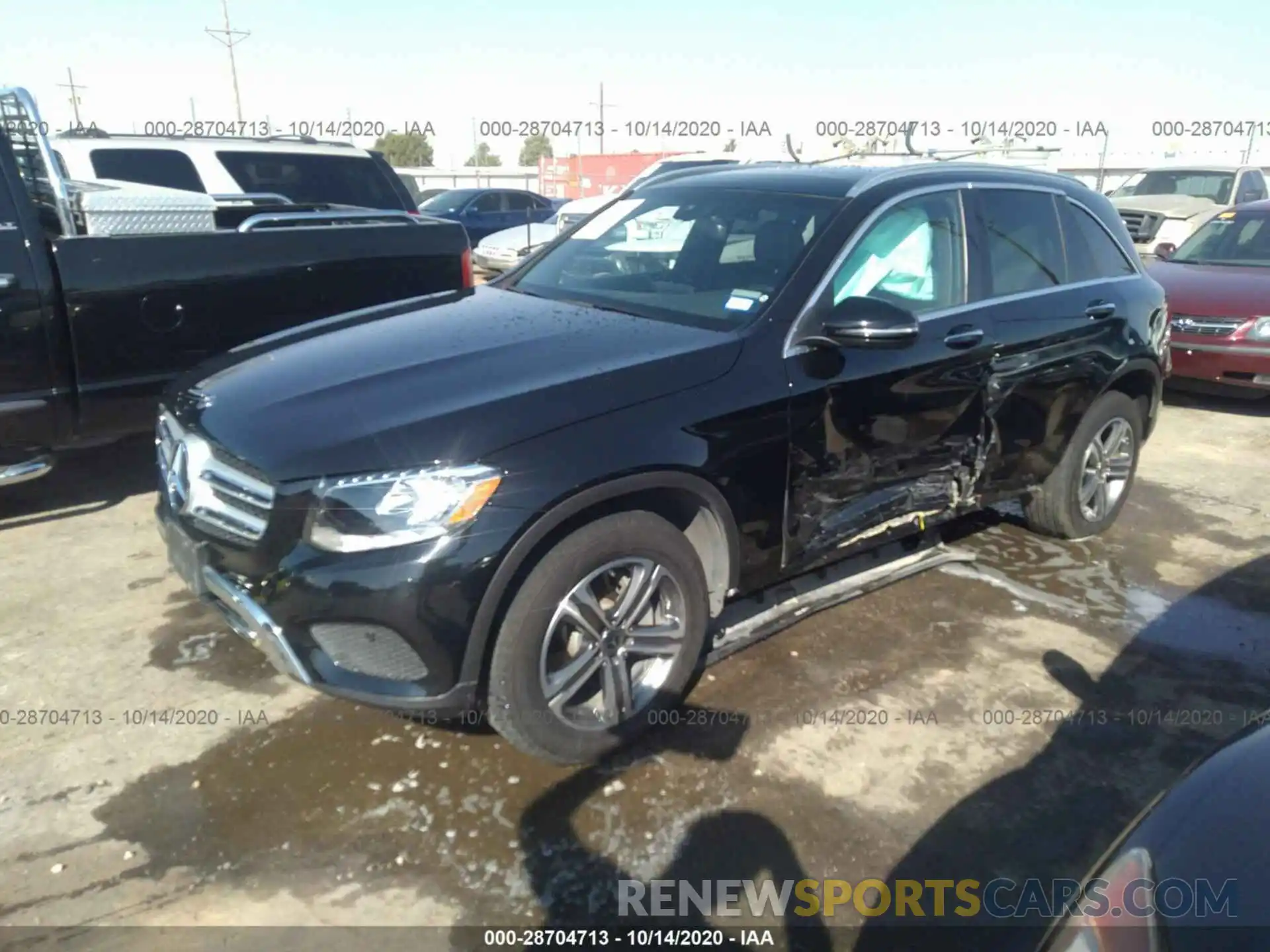 2 Photograph of a damaged car WDC0G4JB3KF614053 MERCEDES-BENZ GLC 2019