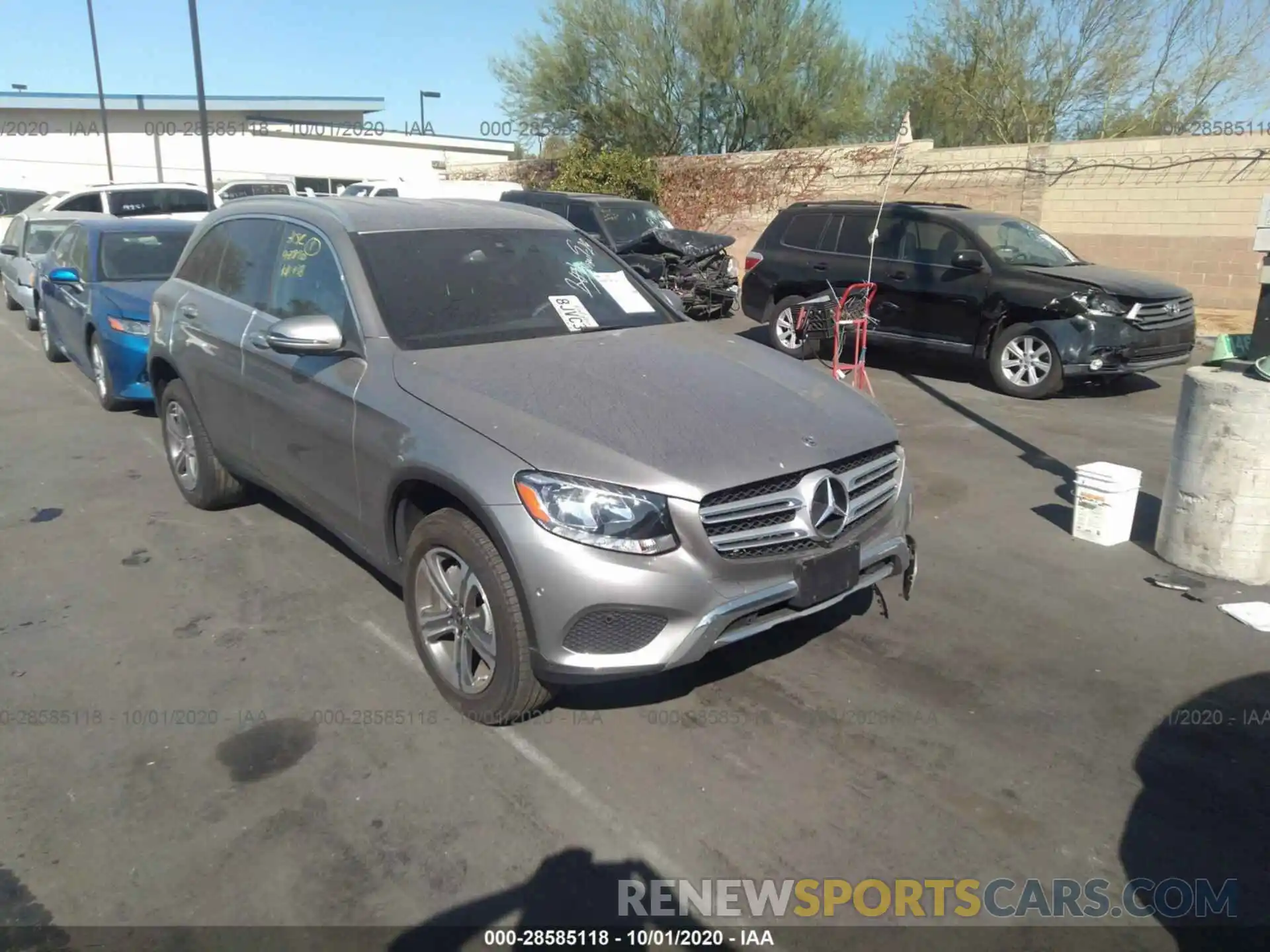 1 Photograph of a damaged car WDC0G4JB3KF617891 MERCEDES-BENZ GLC 2019