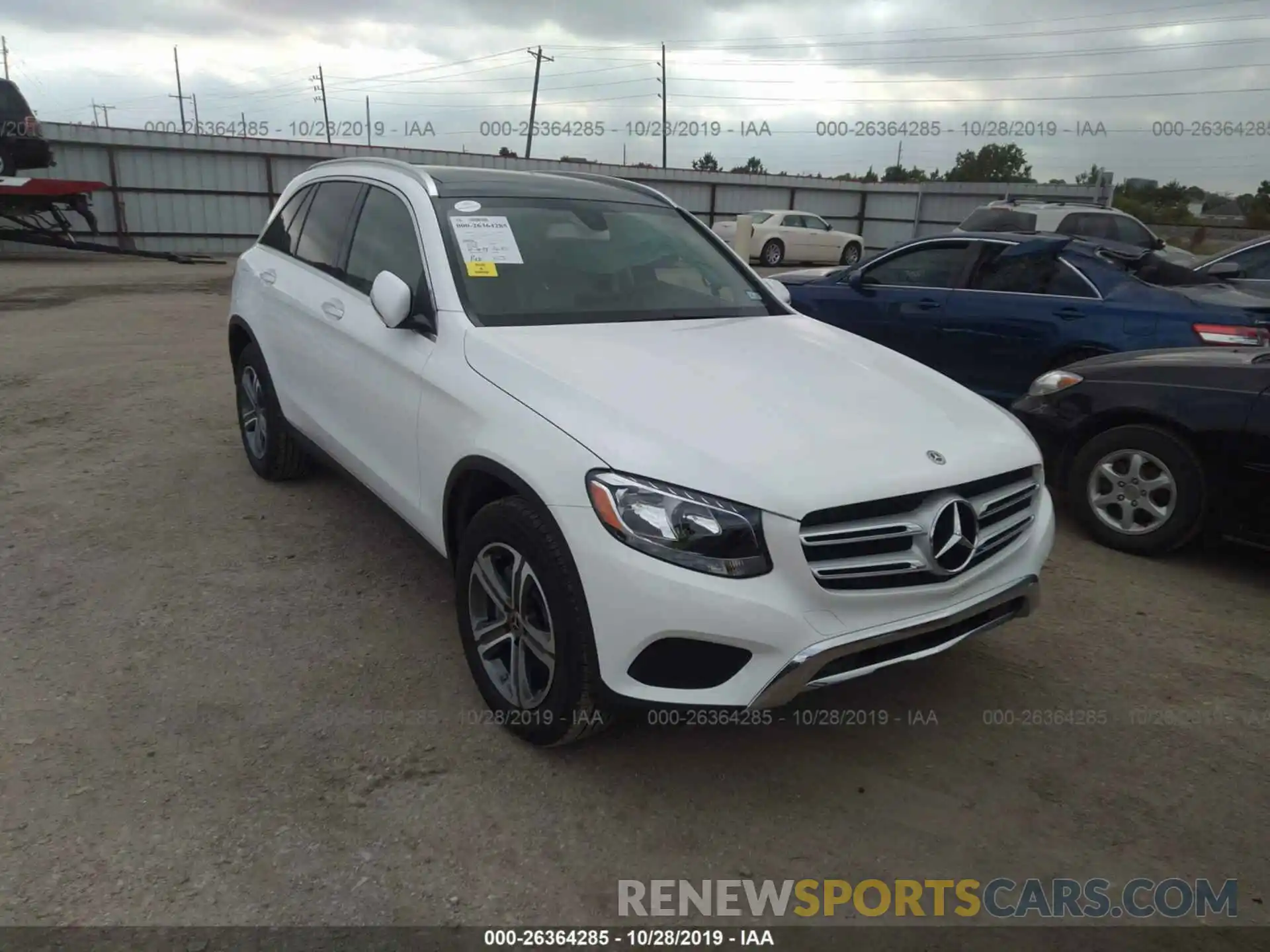 1 Photograph of a damaged car WDC0G4JB3KF668081 MERCEDES-BENZ GLC 2019