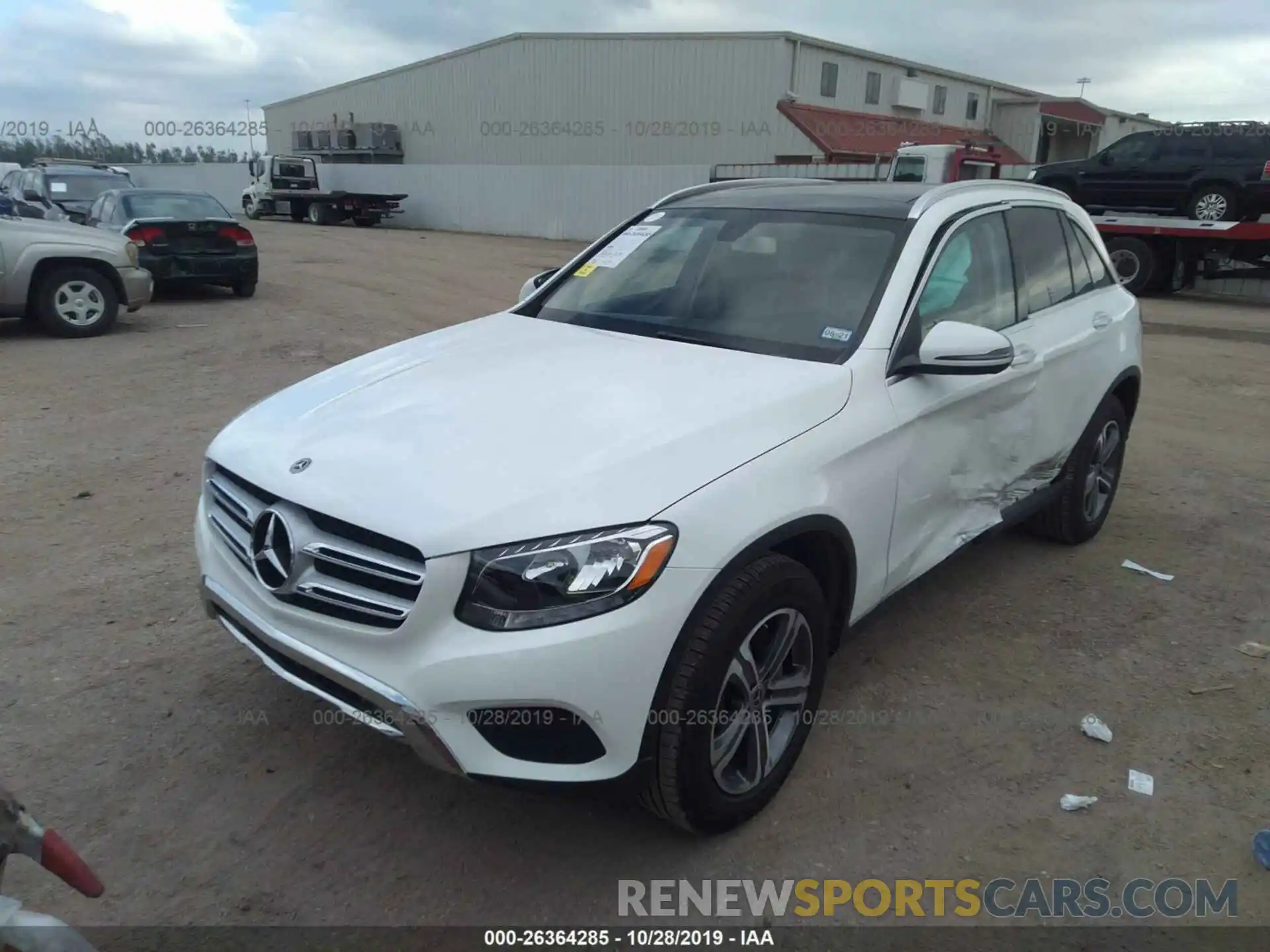 2 Photograph of a damaged car WDC0G4JB3KF668081 MERCEDES-BENZ GLC 2019