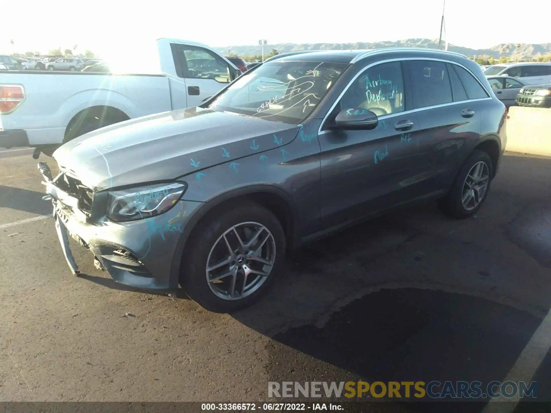 2 Photograph of a damaged car WDC0G4JB3KV139803 MERCEDES-BENZ GLC 2019