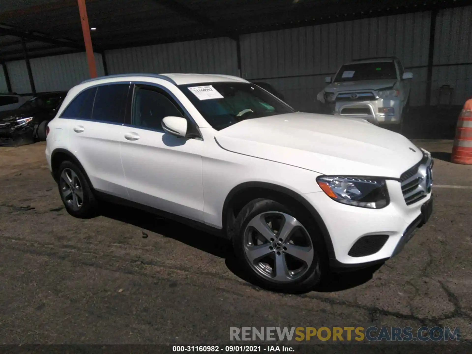 1 Фотография поврежденного автомобиля WDC0G4JB3KV148985 MERCEDES-BENZ GLC 2019