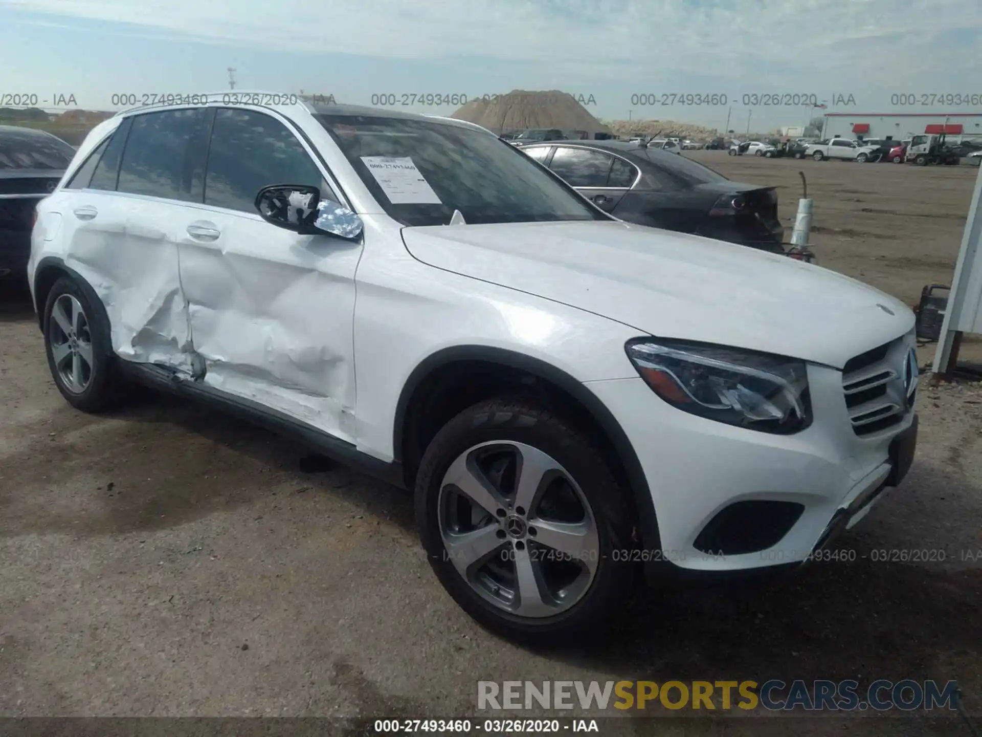 1 Photograph of a damaged car WDC0G4JB3KV151255 MERCEDES-BENZ GLC 2019