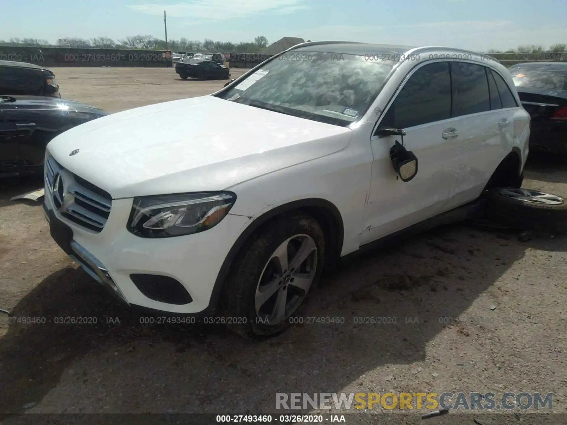 2 Photograph of a damaged car WDC0G4JB3KV151255 MERCEDES-BENZ GLC 2019