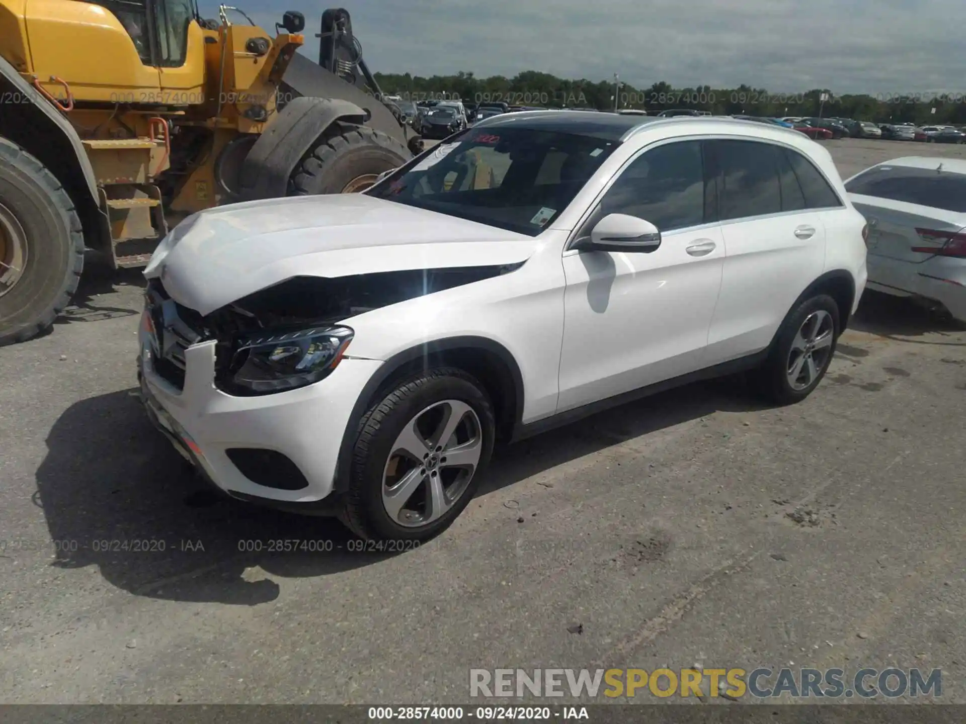 2 Photograph of a damaged car WDC0G4JB3KV171988 MERCEDES-BENZ GLC 2019