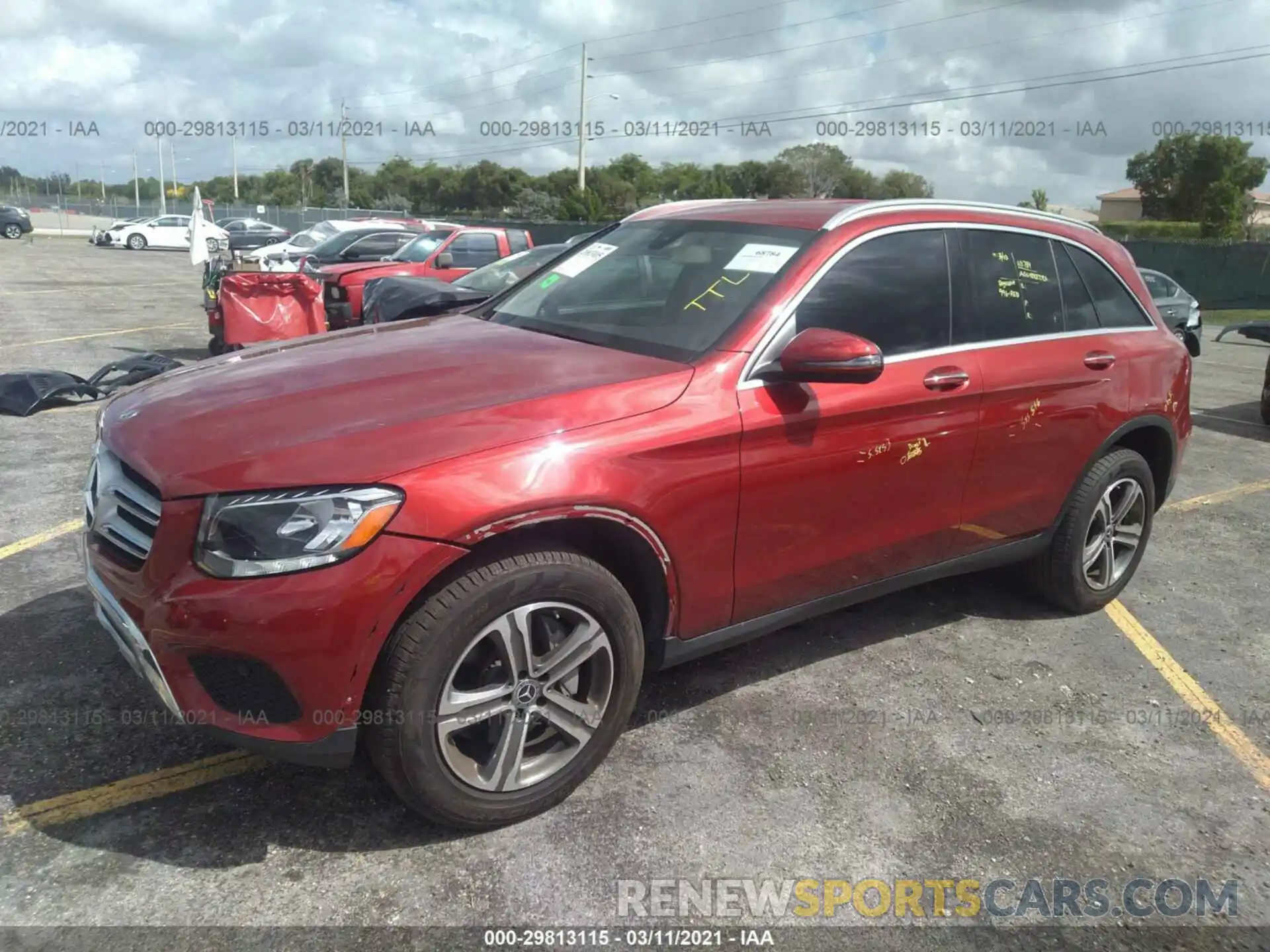 2 Photograph of a damaged car WDC0G4JB3KV173045 MERCEDES-BENZ GLC 2019